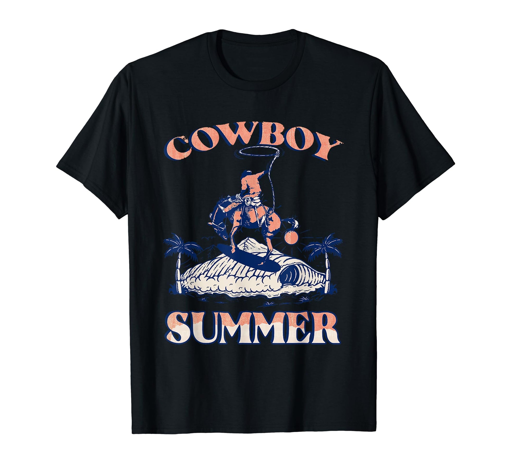 Cowboy Summer T-Shirt - Custom Art Print for Adults - T-Shirt, Sweatshirt, Hoodie