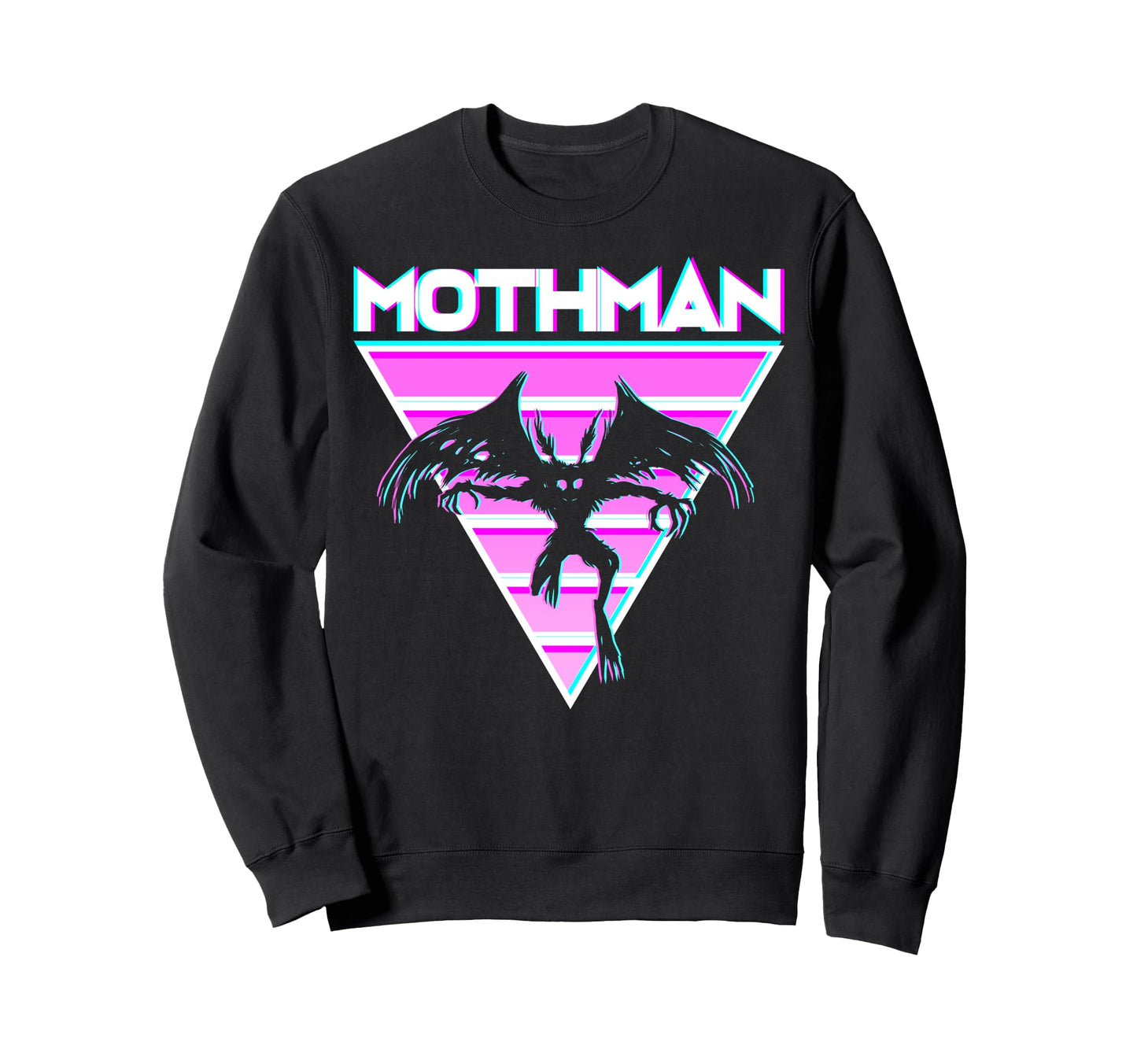 Vaporwave Aesthetic Mothman Sweatshirt - Streetwear Style for Adults - T-Shirt, Sweatshirt, Hoodie