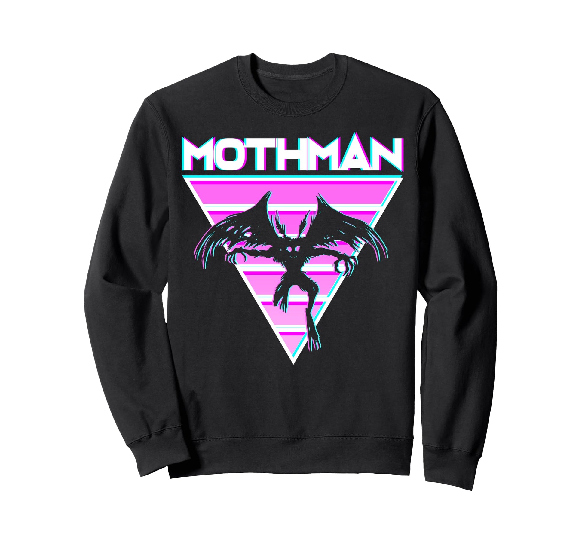 Vaporwave Aesthetic Mothman Sweatshirt - Streetwear Style for Adults - T-Shirt, Sweatshirt, Hoodie