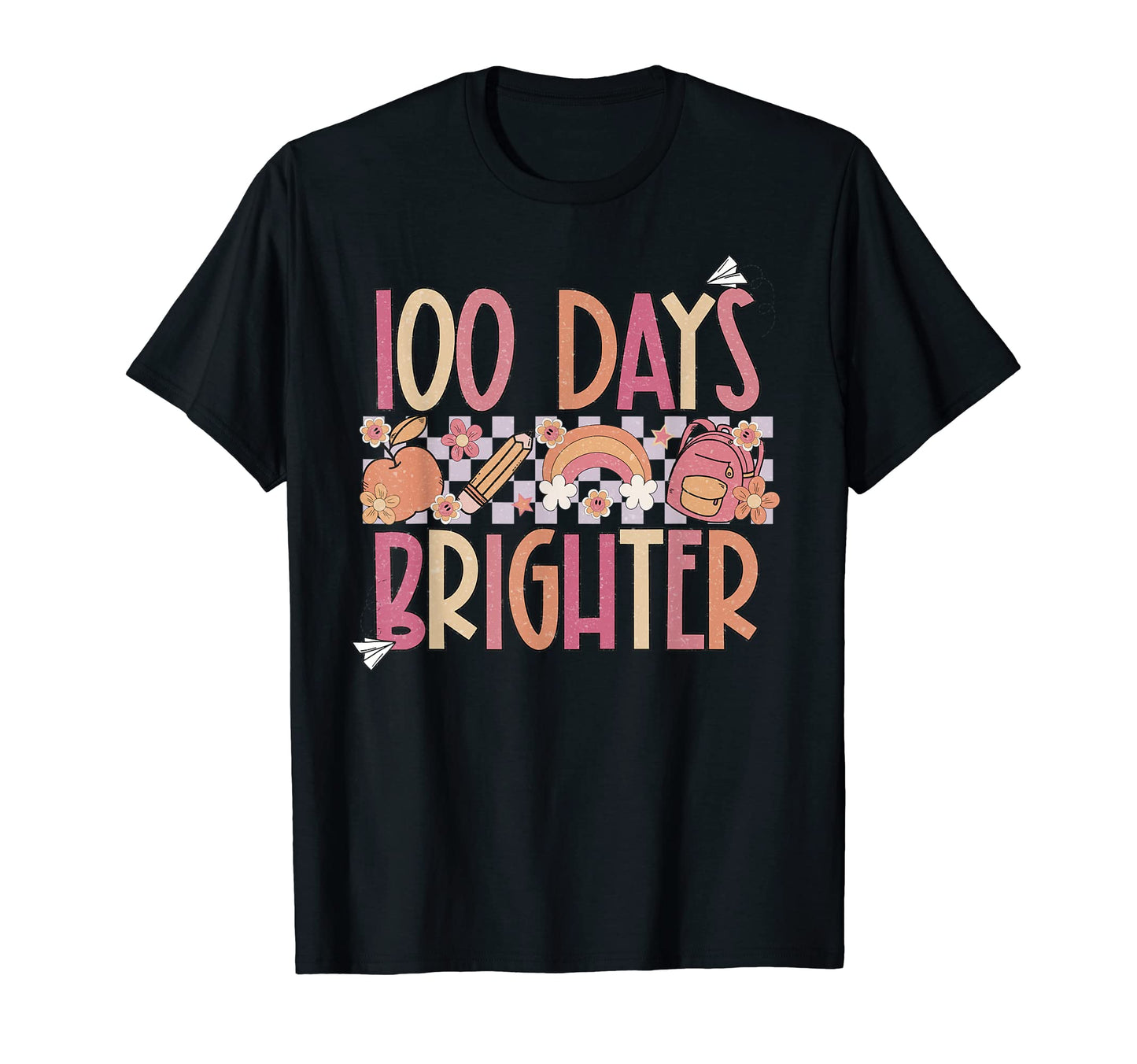 100 Days School Boho Groovy Rainbow T-Shirt - Aesthetic Graphic Unisex - T-Shirt, Sweatshirt, Hoodie