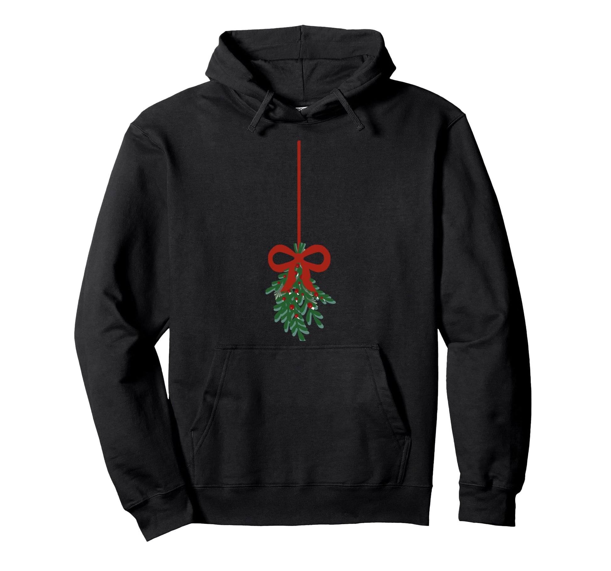 Mistletoe Berries String Peace And Love Hoodie - Unique Graphic Unisex - T-Shirt, Sweatshirt, Hoodie