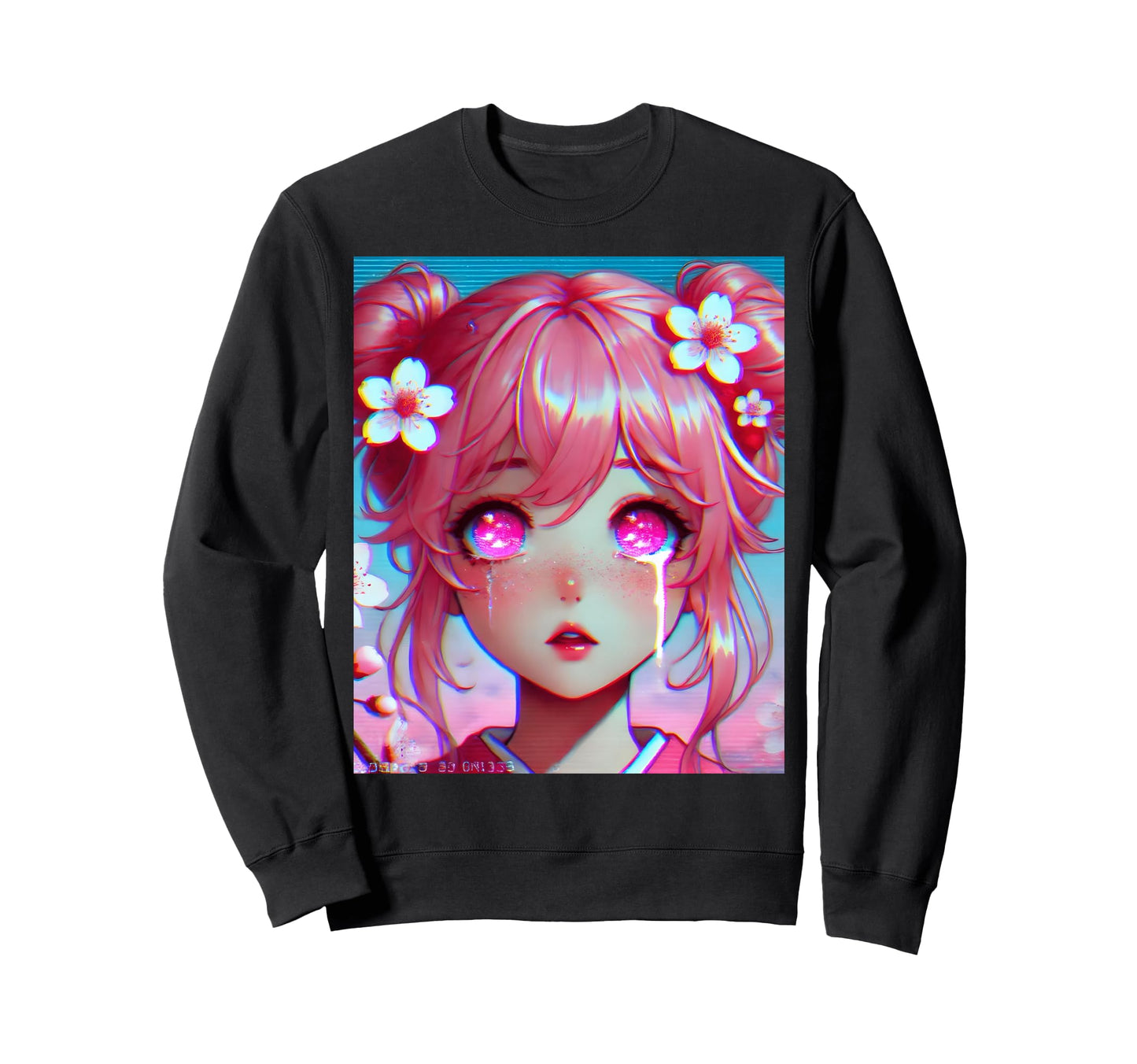 Anime Vaporwave Egirl Aesthetic Sweatshirt - Trendy Graphic for Adults - T-Shirt, Sweatshirt, Hoodie