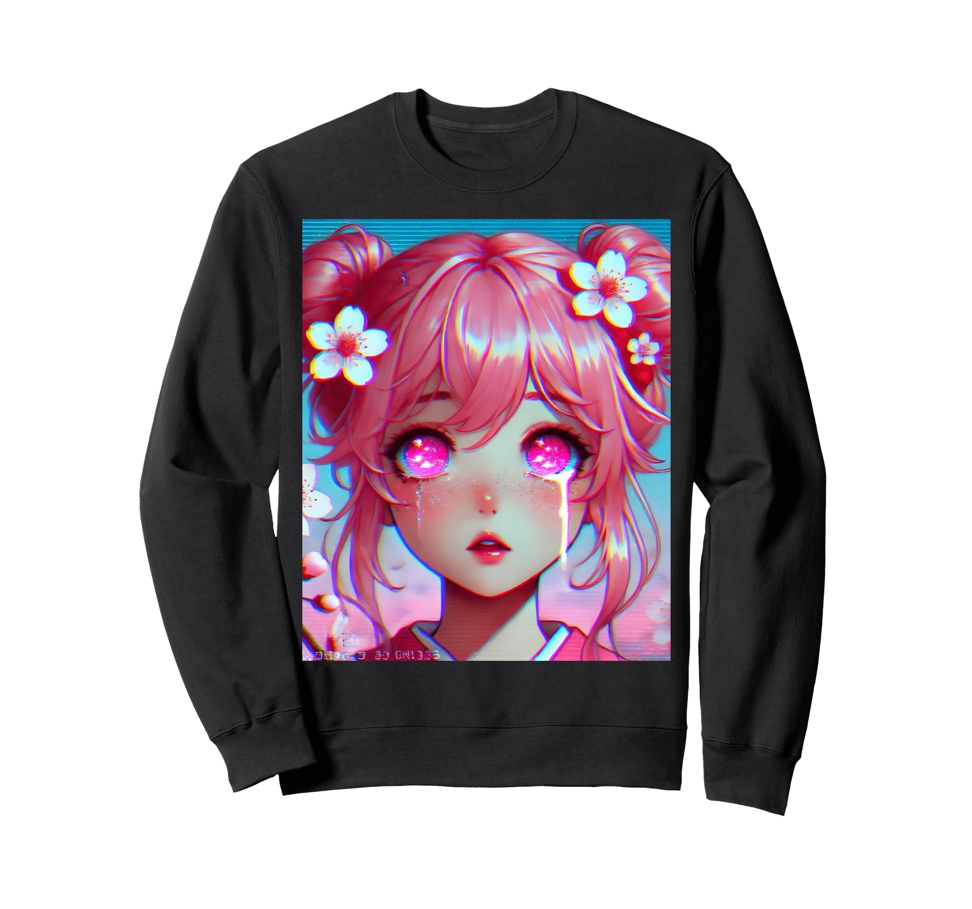 Anime Vaporwave Egirl Aesthetic Sweatshirt - Trendy Graphic for Adults - T-Shirt, Sweatshirt, Hoodie