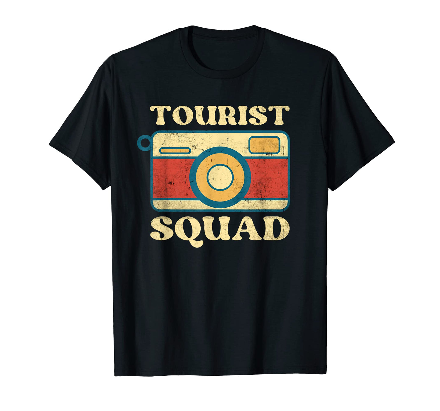 Tourist Squad Camera Vacation T-Shirt - Casual Everyday Wear Men Women - T-Shirt, Sweatshirt, Hoodie