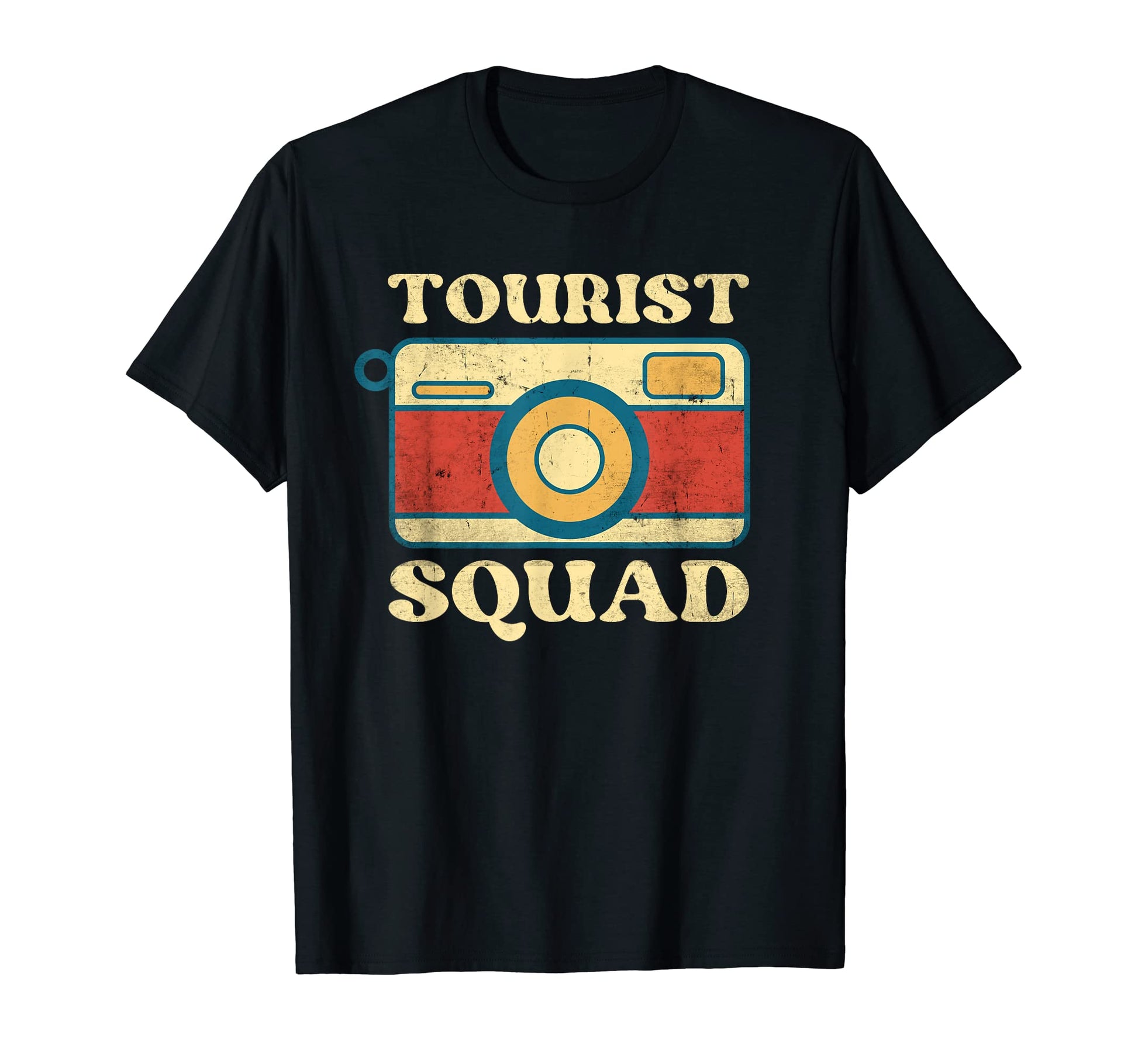 Tourist Squad Camera Vacation T-Shirt - Casual Everyday Wear Men Women - T-Shirt, Sweatshirt, Hoodie