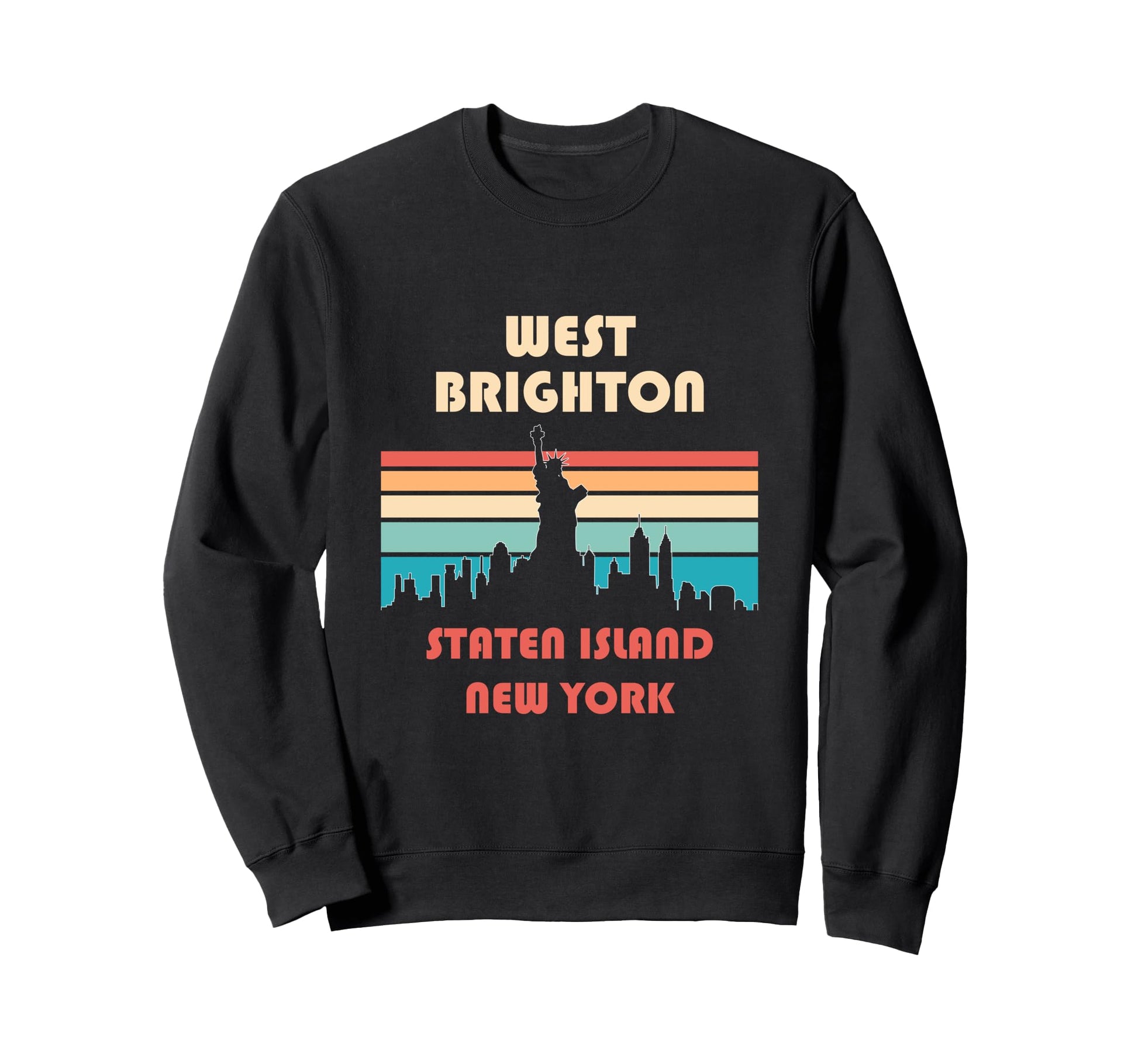 West Brighton Staten Island Sweatshirt - Casual Everyday Wear for Adults - T-Shirt, Sweatshirt, Hoodie