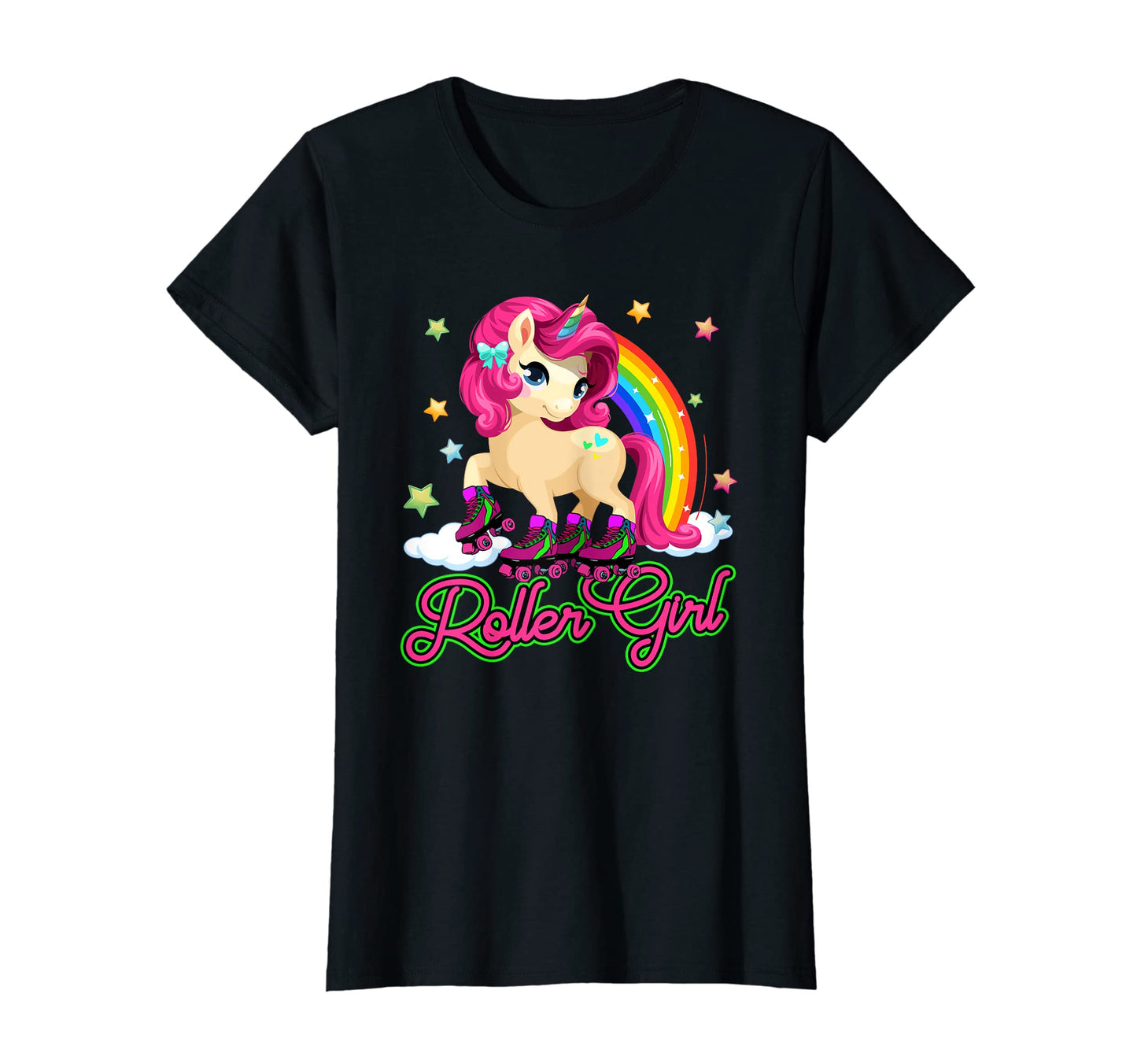 Unicorn Skating 70S 80S Roller T-Shirt - Aesthetic Graphic for Adults - T-Shirt, Sweatshirt, Hoodie
