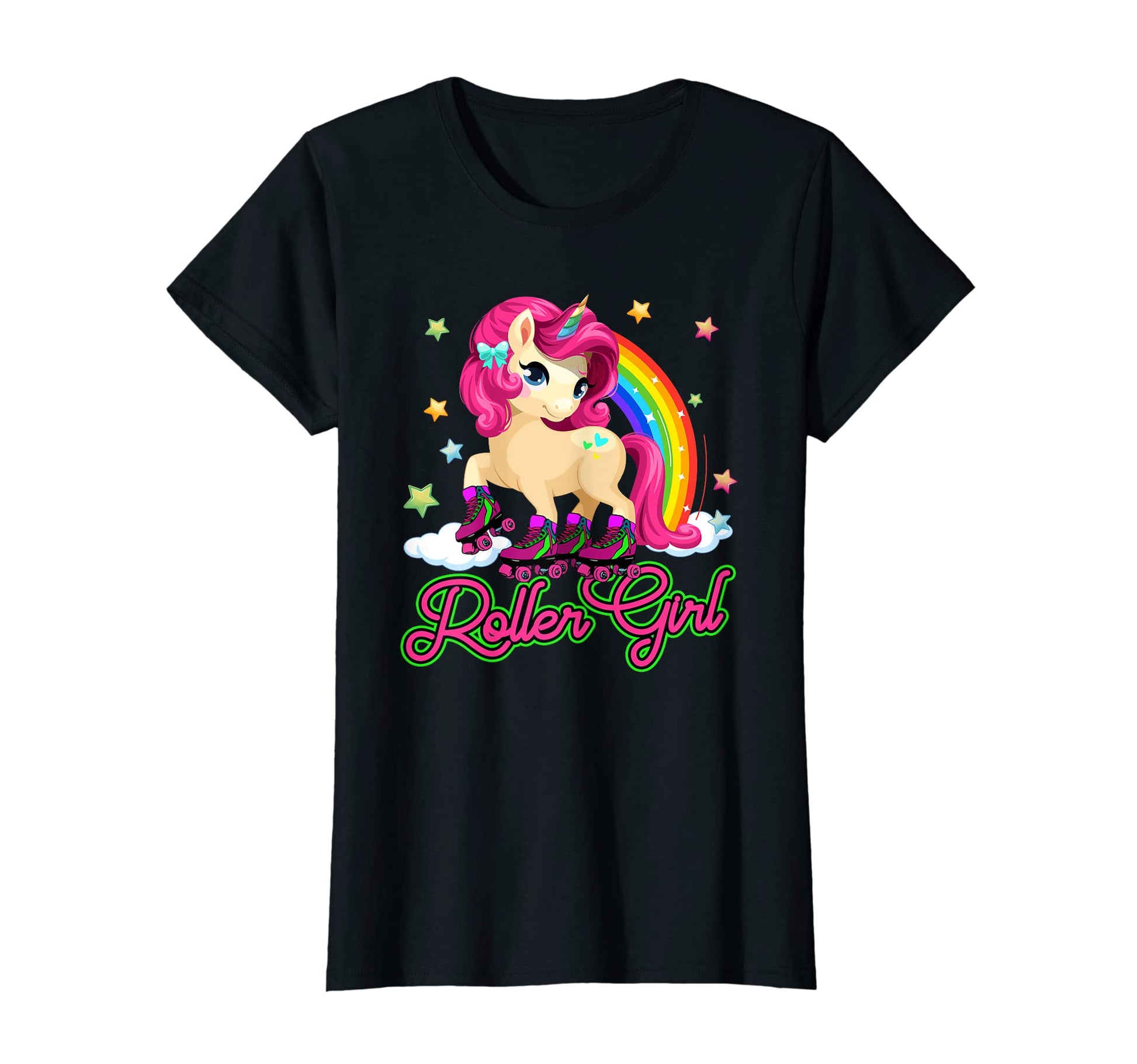 Unicorn Skating 70S 80S Roller T-Shirt - Aesthetic Graphic for Adults - T-Shirt, Sweatshirt, Hoodie