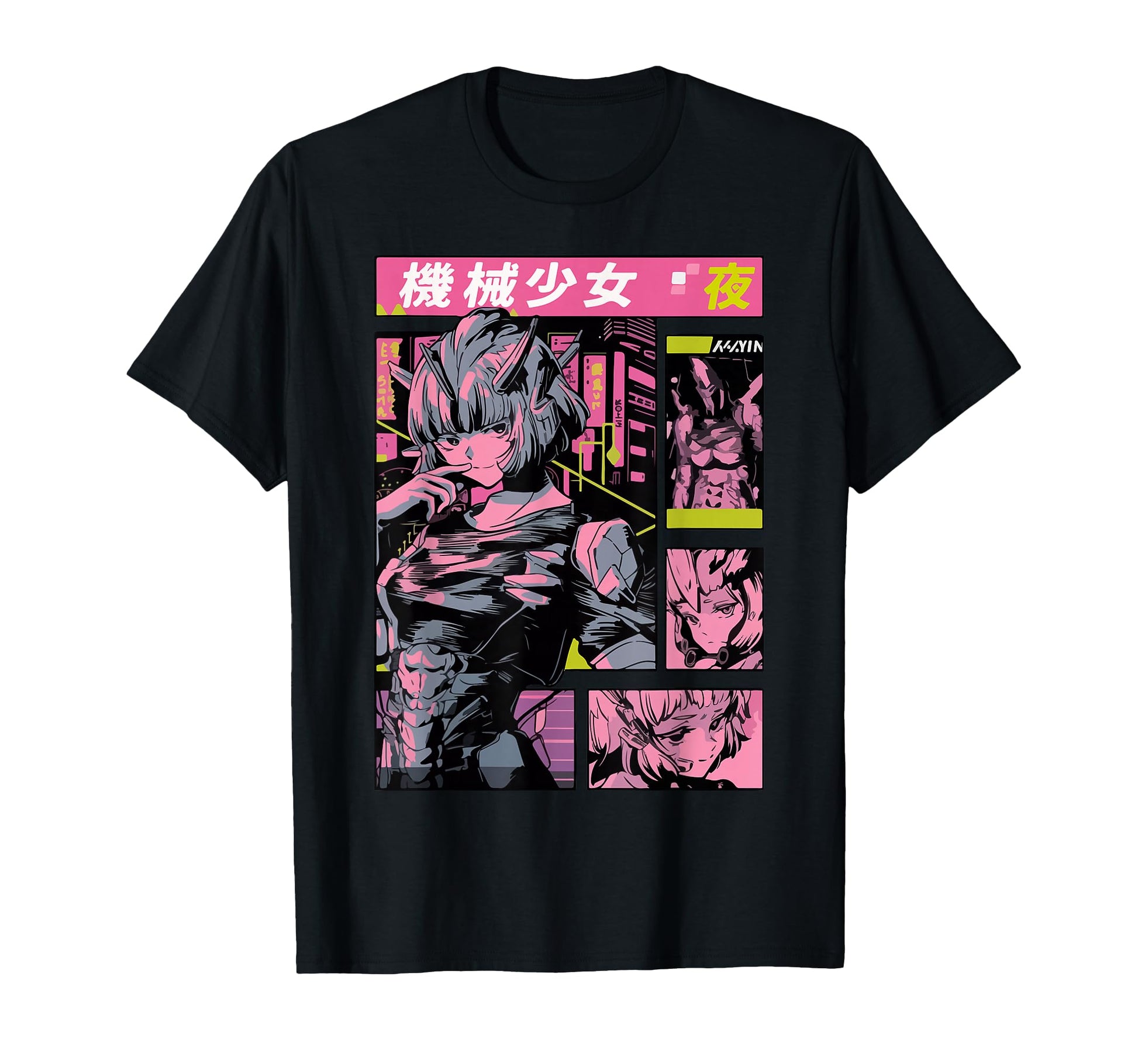 Cyberpunk Anime Dystopian Manga T-Shirt - Trendy Graphic Men Women - T-Shirt, Sweatshirt, Hoodie