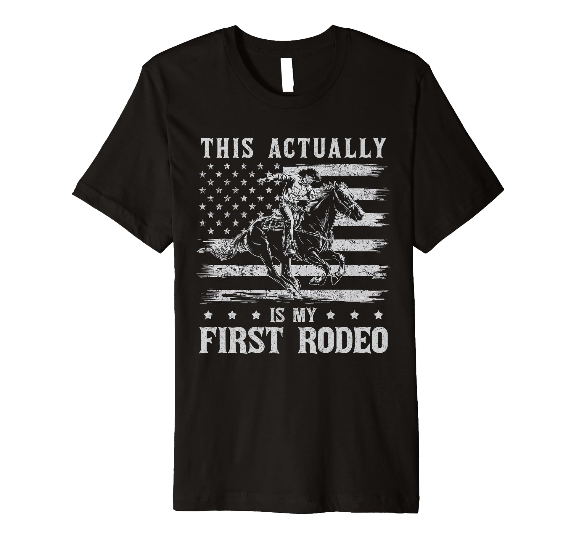 This Actually Is My First Rodeo T-Shirt - Aesthetic Graphic Men Women - T-Shirt, Sweatshirt, Hoodie