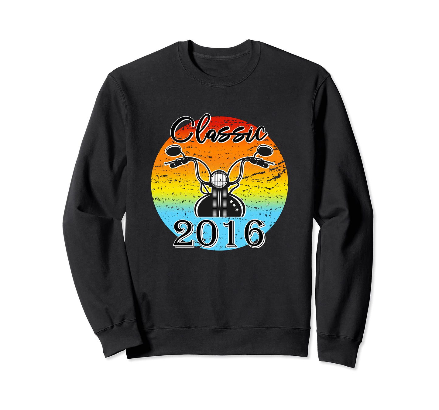 2016 Motorcycle Lover Sunset Biker Sweatshirt - Streetwear Style Men Women - T-Shirt, Sweatshirt, Hoodie
