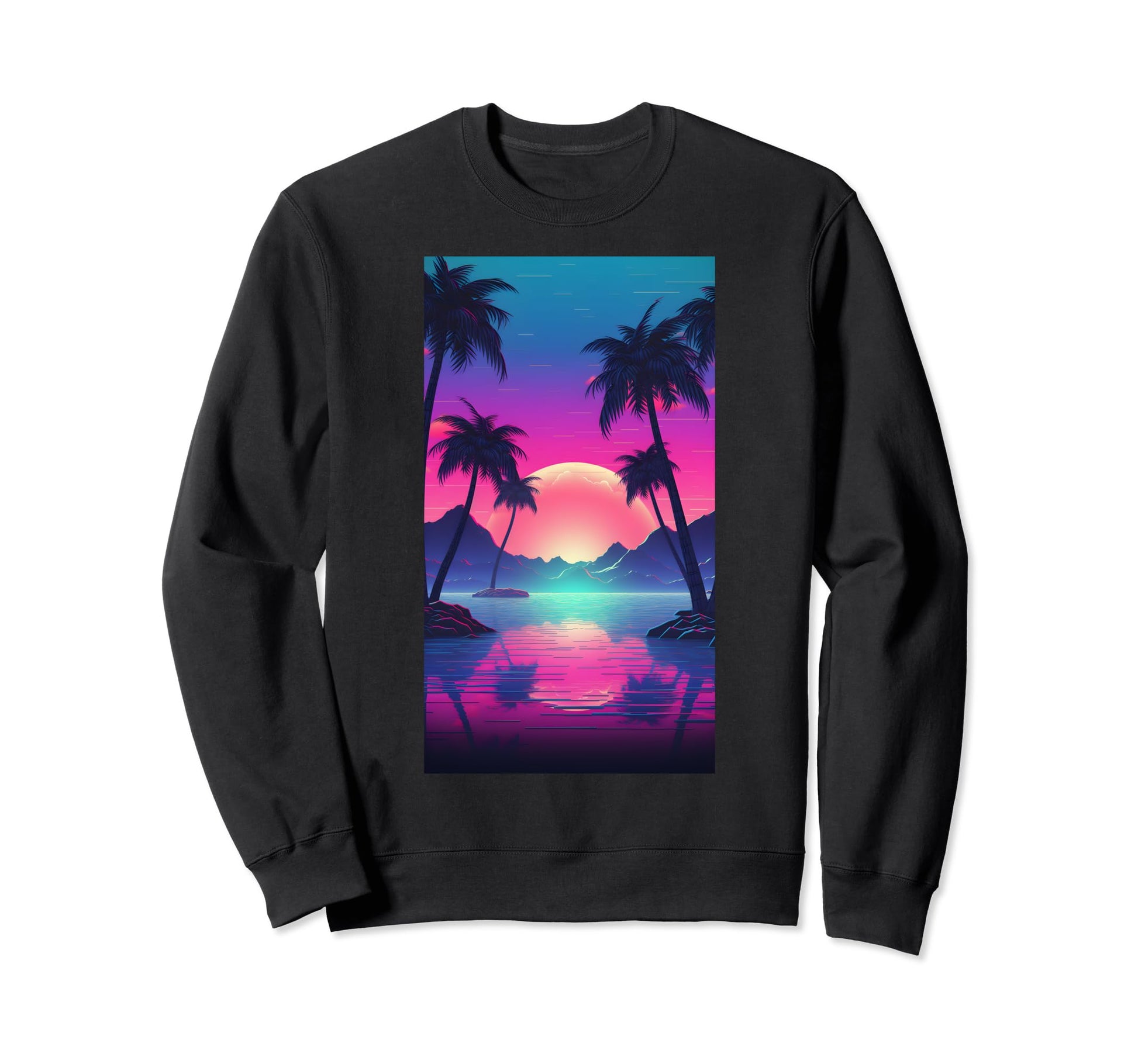 80S Vaporwave Aesthetic Sweatshirt - Unique Graphic Unisex - T-Shirt, Sweatshirt, Hoodie