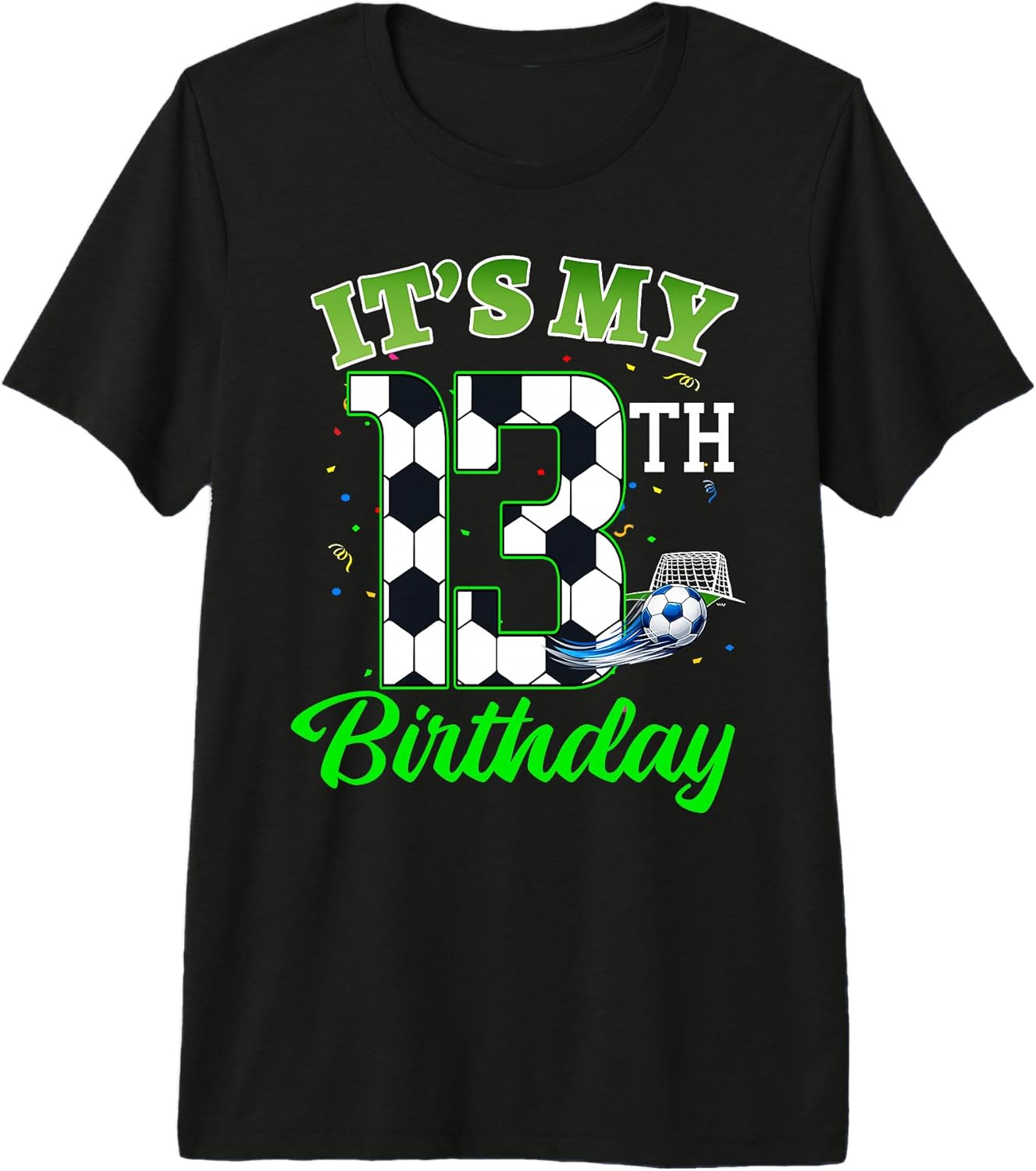 Football Soccer Birthday Boy Girl Kids Gifts - Adult & Kids T-Shirts, Sweatshirts & Hoodies apparel design preview 1