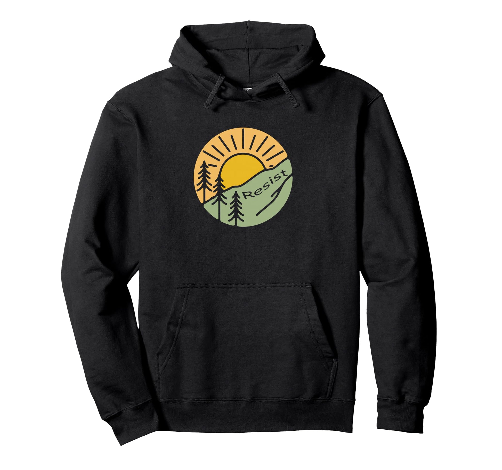 Resist National Park Sunrise Hoodie - Custom Art Print Unisex - T-Shirt, Sweatshirt, Hoodie