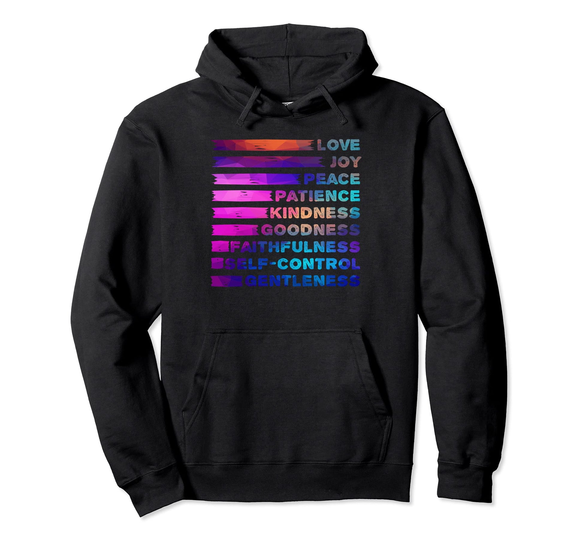 Fruit Spirit Christian Bible Verse Love Hoodie - Minimalist Print Unisex - T-Shirt, Sweatshirt, Hoodie