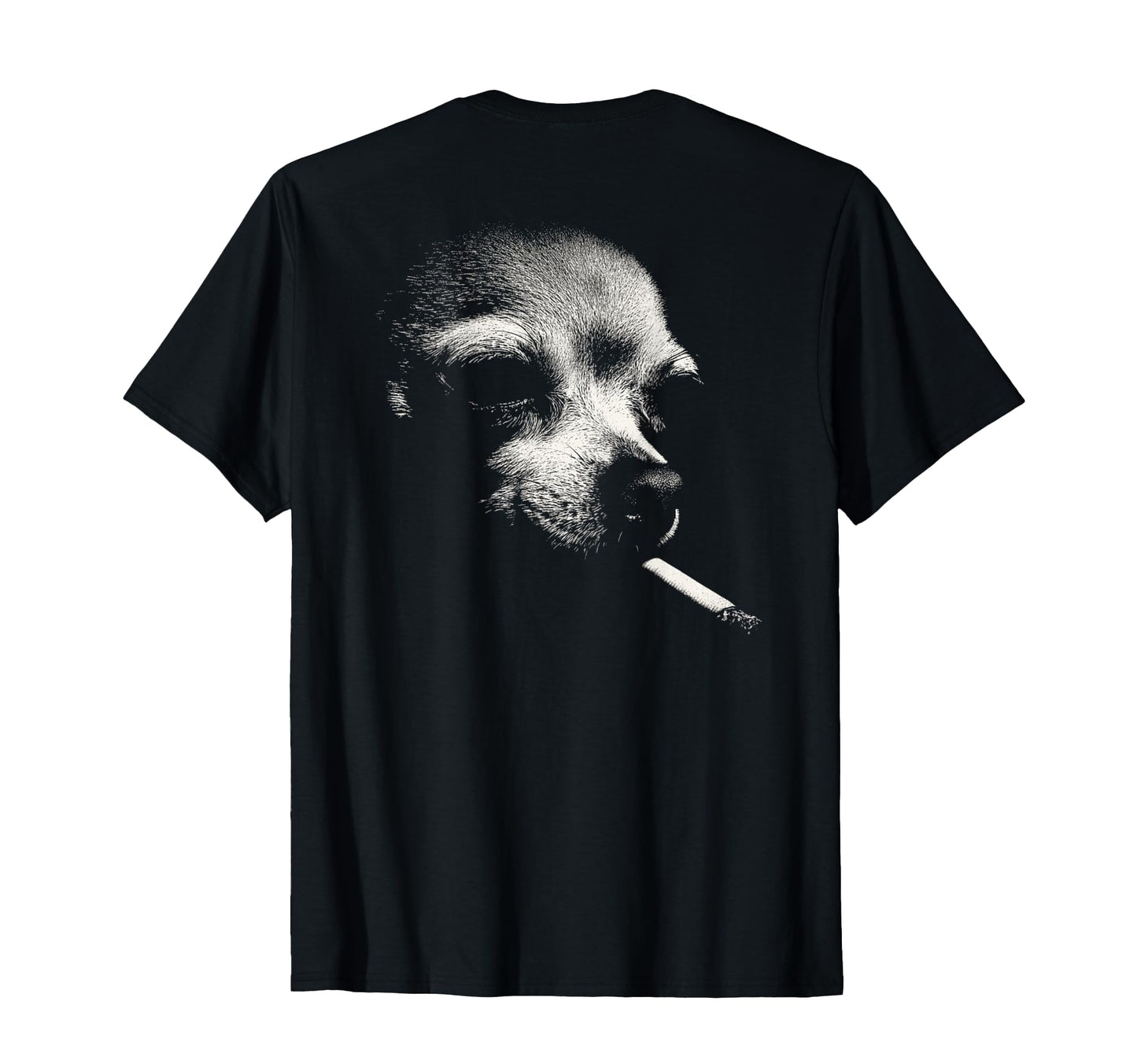 Chihuahua Smoking Cigarette T-Shirt - Casual Everyday Wear for Adults - T-Shirt, Sweatshirt, Hoodie