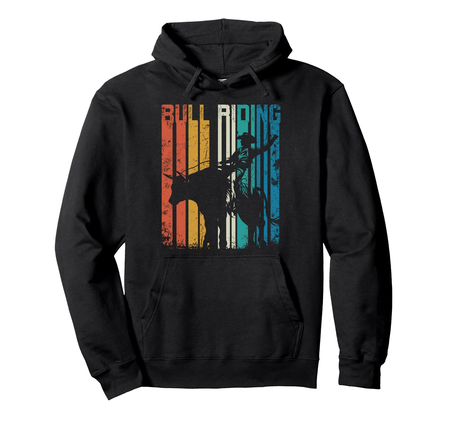 Rodeo Bull Riding Cowboy Western Hoodie - Fun Novelty Design Unisex - T-Shirt, Sweatshirt, Hoodie