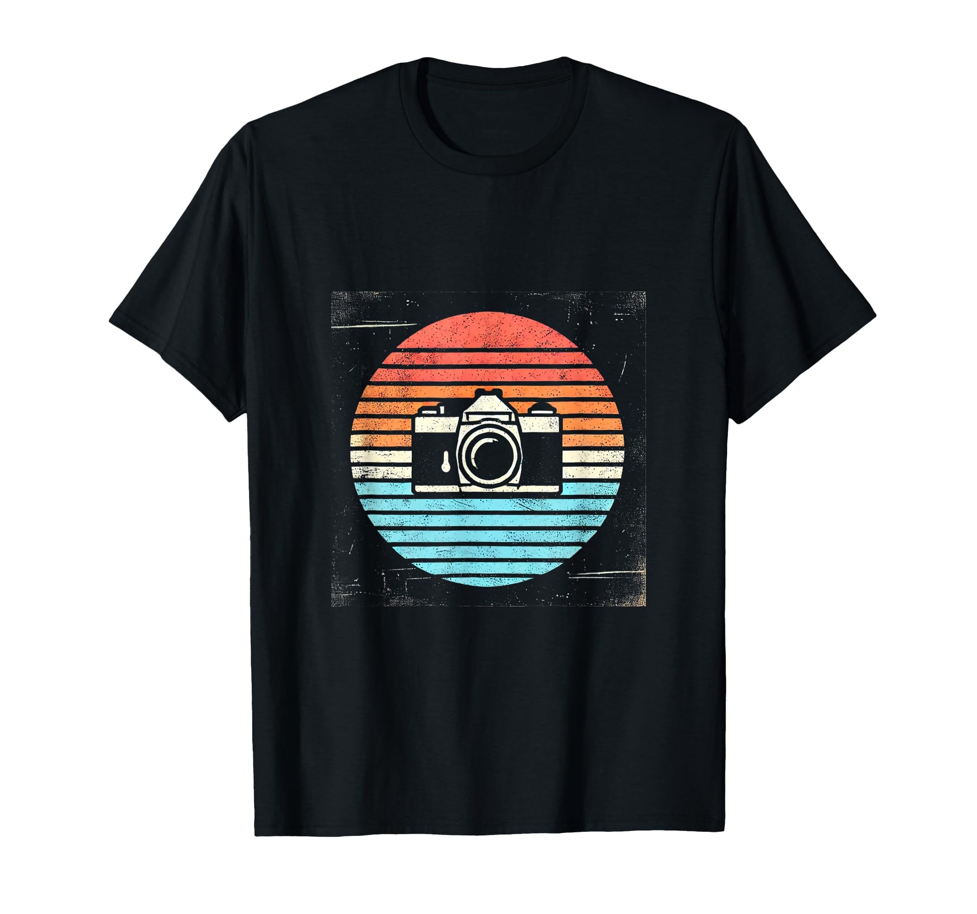 Camera T-Shirt - Minimalist Print for Adults - T-Shirt, Sweatshirt, Hoodie