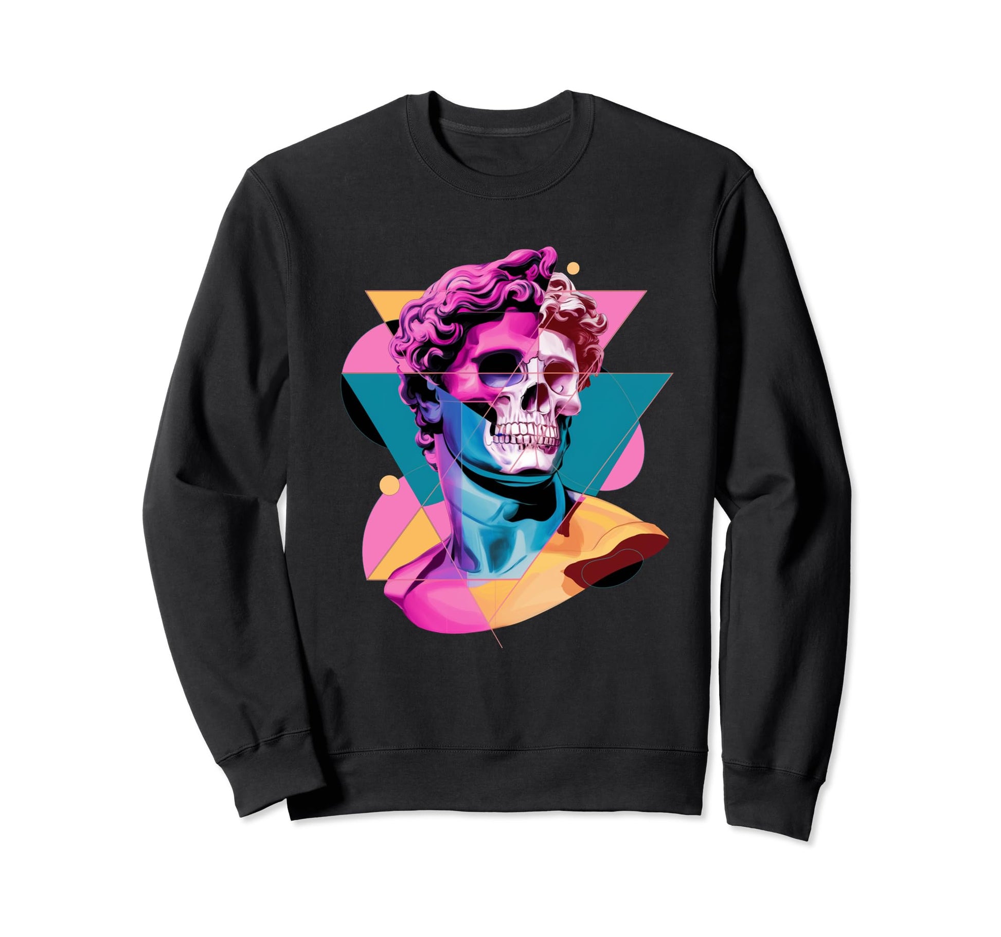 Bust Vaporwave Aesthetic Sweatshirt - Casual Everyday Wear for Adults - T-Shirt, Sweatshirt, Hoodie