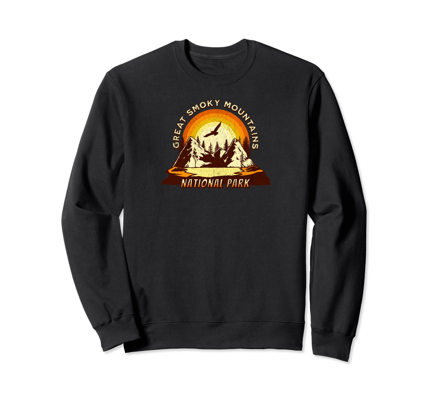 Great Smoky Mountains National Sweatshirt - Fun Novelty Design for Adults - T-Shirt, Sweatshirt, Hoodie