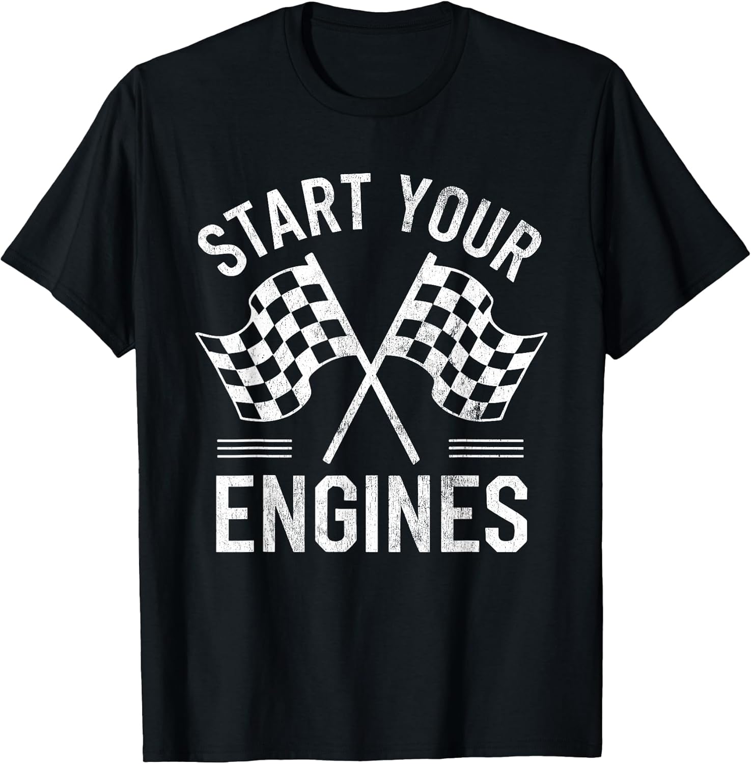 Vintage Start Your Engines Race Car Apparel Co. - Adult & Kids T-Shirts, Sweatshirts & Hoodies apparel design preview 1