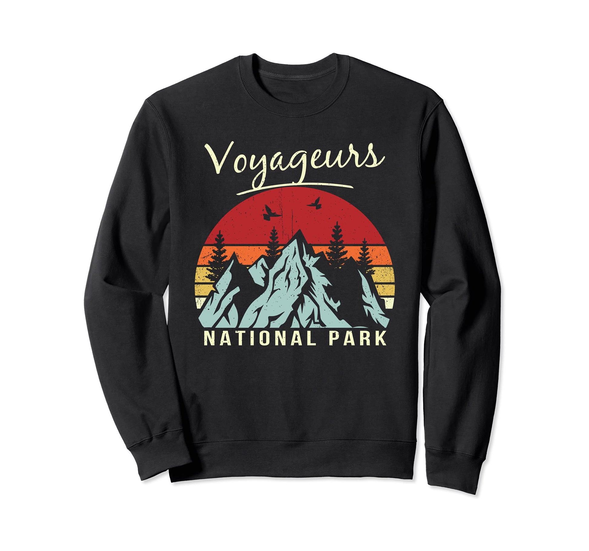 Hiking Camping Voyageurs National Sweatshirt - Custom Art Print for Adults - T-Shirt, Sweatshirt, Hoodie