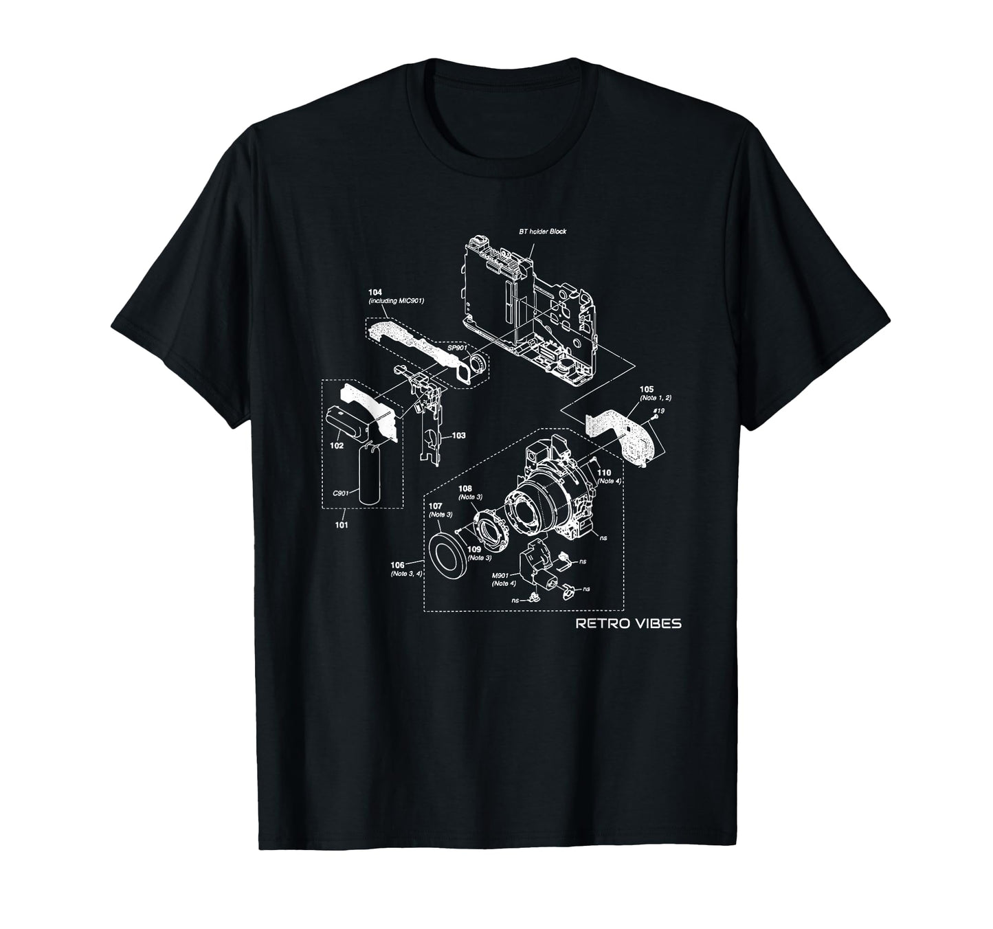 Photography Camera Photo Vibes T-Shirt - Minimalist Print Unisex - T-Shirt, Sweatshirt, Hoodie