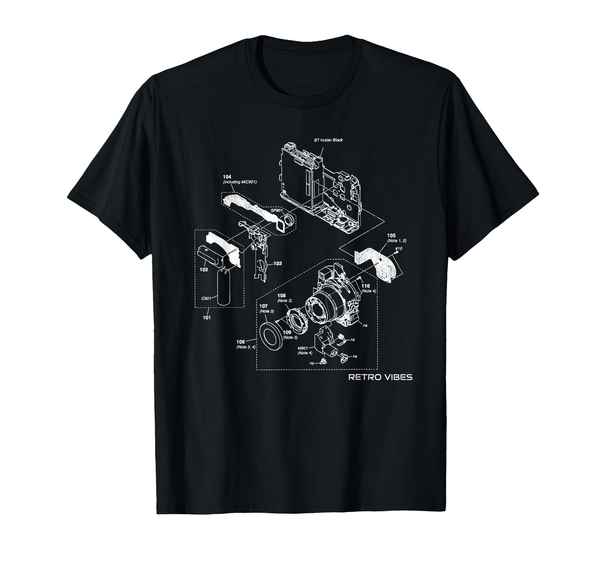 Photography Camera Photo Vibes T-Shirt - Minimalist Print Unisex - T-Shirt, Sweatshirt, Hoodie