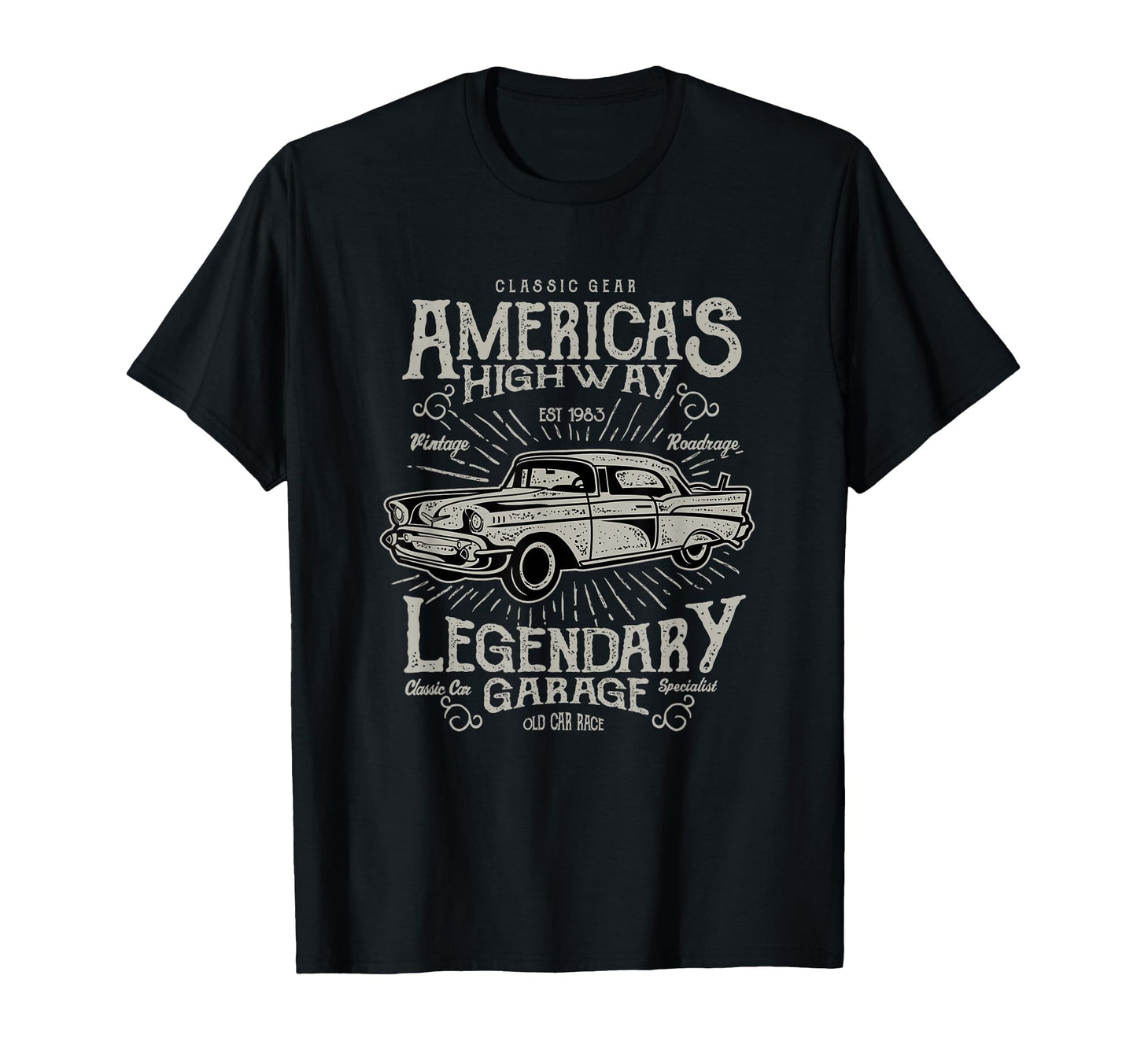 Old Car T-Shirt - Streetwear Style for Adults - T-Shirt, Sweatshirt, Hoodie