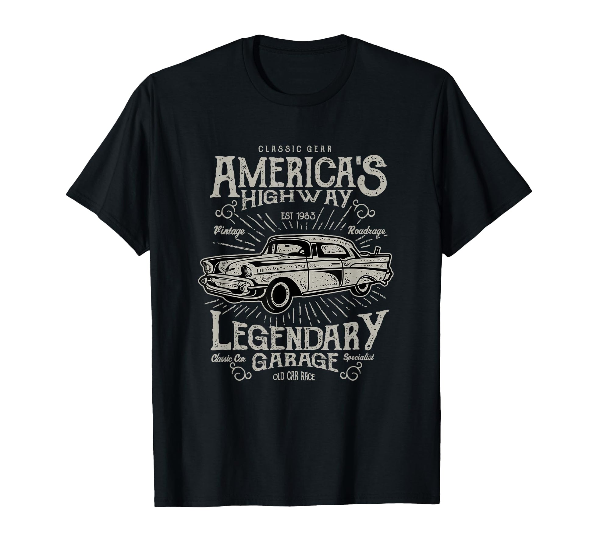 Old Car T-Shirt - Streetwear Style for Adults - T-Shirt, Sweatshirt, Hoodie