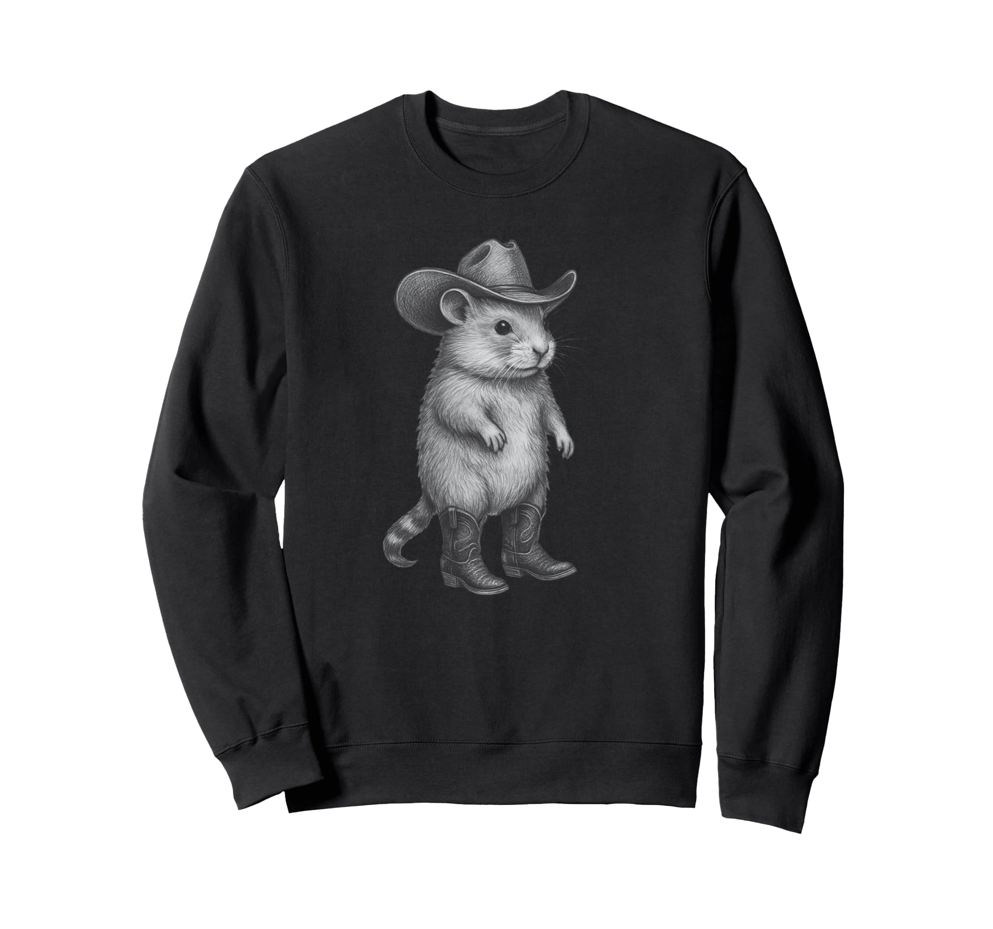 Hamster Cowboy Cowgirl Square Dance Sweatshirt - Streetwear Style Unisex - T-Shirt, Sweatshirt, Hoodie