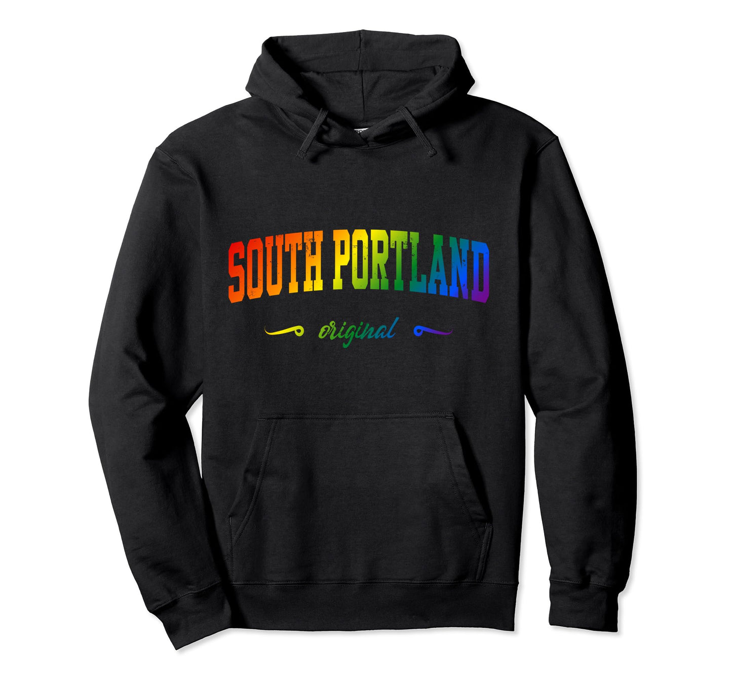 South Portland Maine Lgbtqai Hoodie - Casual Everyday Wear for Adults - T-Shirt, Sweatshirt, Hoodie