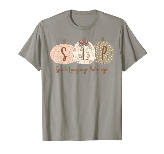 Boho Floral Pumpkin Slp Fall T-Shirt - Casual Everyday Wear for Adults - T-Shirt, Sweatshirt, Hoodie