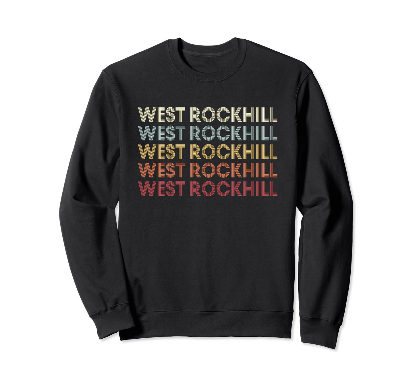 West Rockhill Pennsylvania West Sweatshirt - Graphic Print for Adults - T-Shirt, Sweatshirt, Hoodie