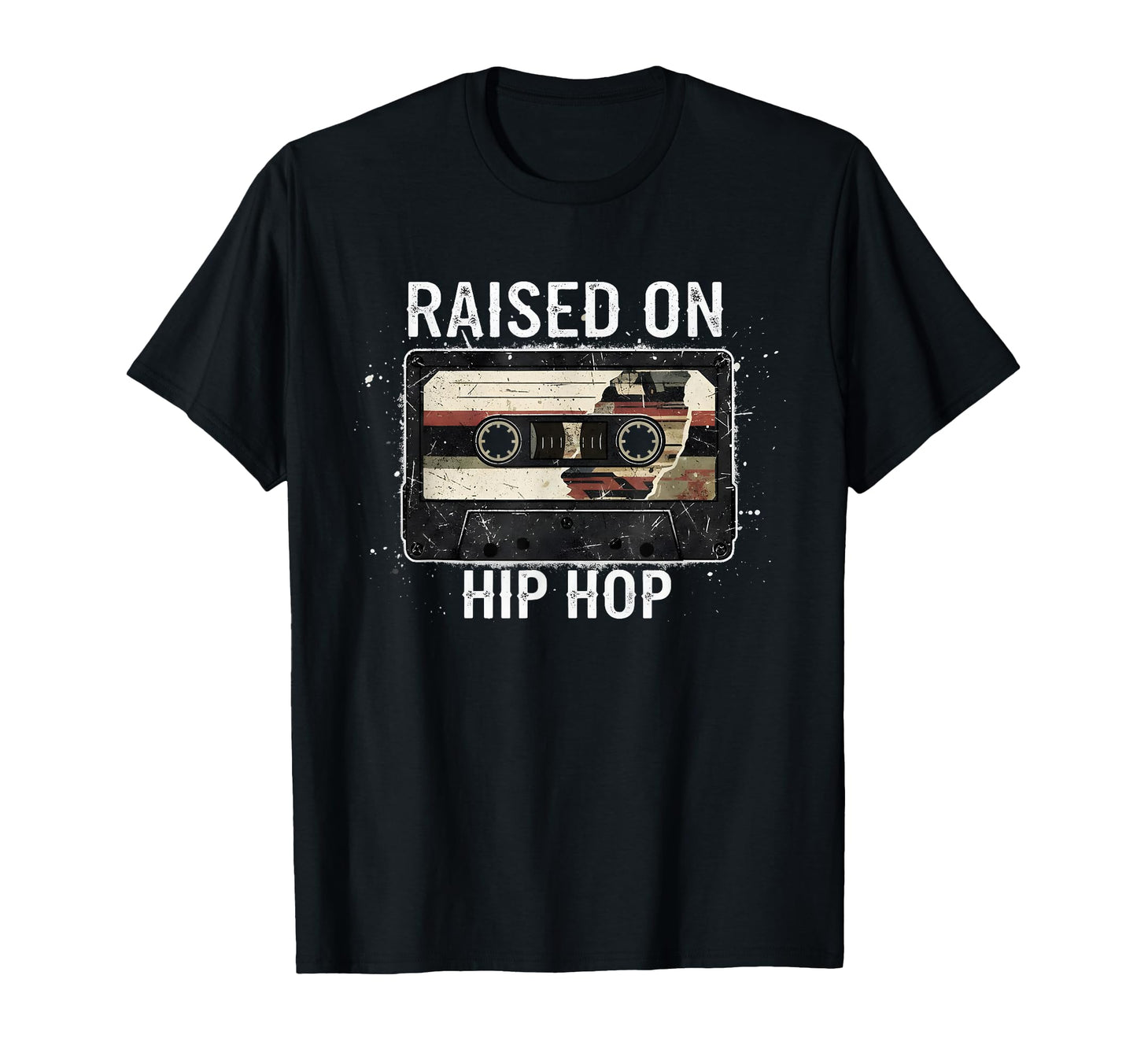Raised Old School Cassette Tape T-Shirt - Fun Novelty Design Men Women - T-Shirt, Sweatshirt, Hoodie