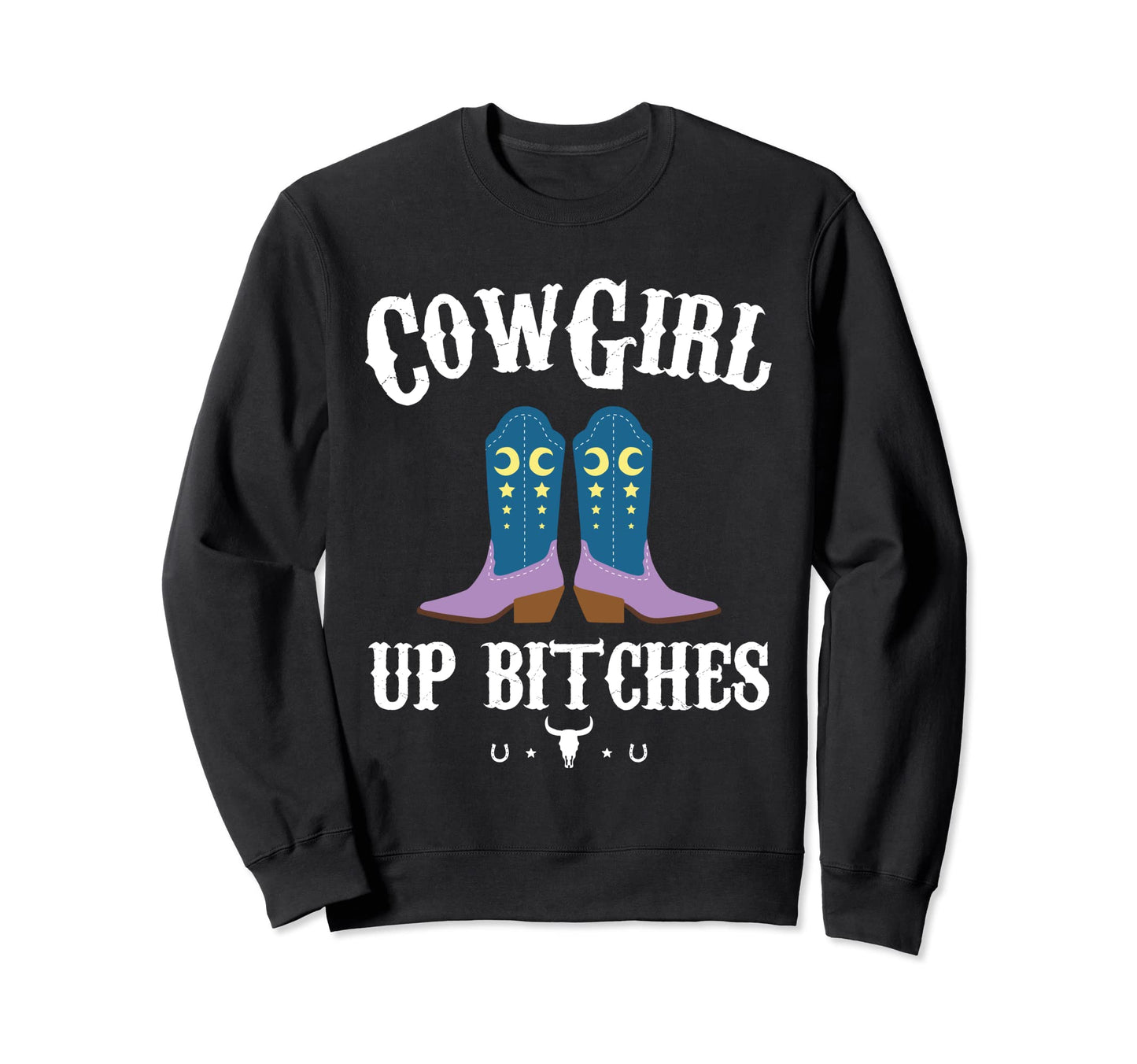 Western Cowgirl Yeehaw Hippie Boho Sweatshirt - Novelty Apparel Men Women - T-Shirt, Sweatshirt, Hoodie