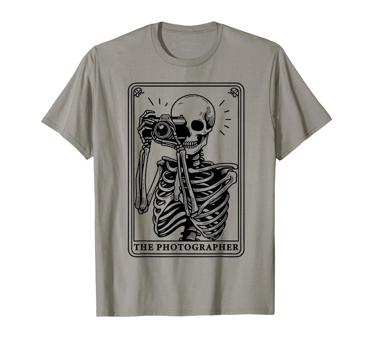 Camera Art Card Halloween T-Shirt - Unique Graphic Men Women - T-Shirt, Sweatshirt, Hoodie