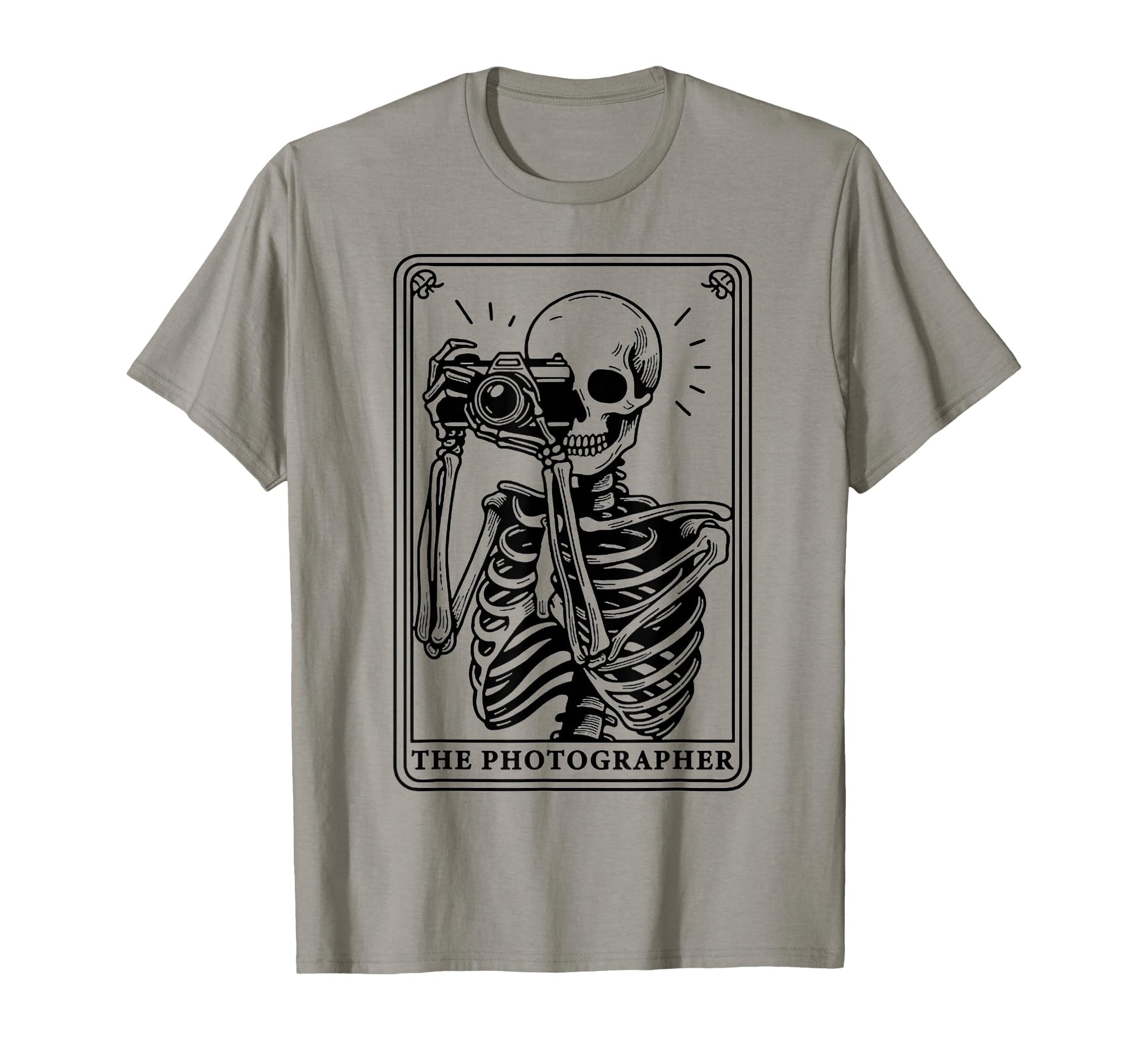 Camera Art Card Halloween T-Shirt - Unique Graphic Men Women - T-Shirt, Sweatshirt, Hoodie