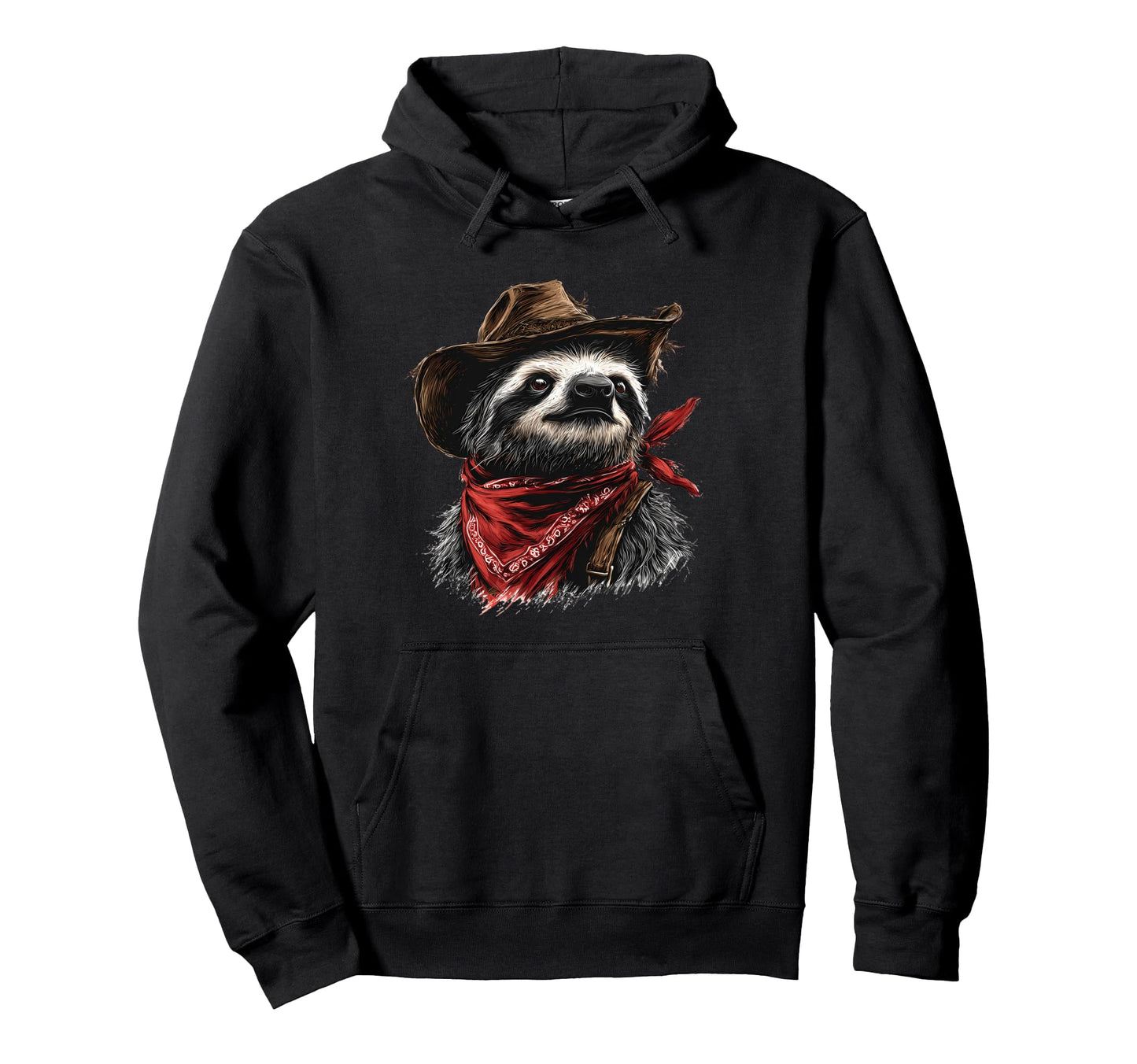 Country Cowboy Sloth Rodeo Cowgirl Hoodie - Streetwear Style Unisex - T-Shirt, Sweatshirt, Hoodie
