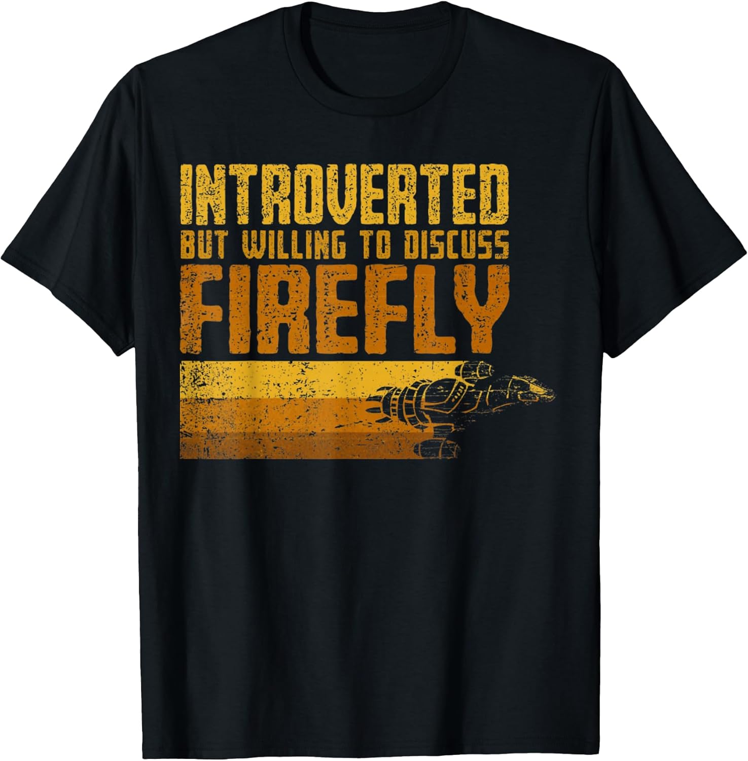 Vintage Introverted Browncoat Firefly Space Sci Fi - Adult & Kids T-Shirts, Sweatshirts & Hoodies apparel design preview 1