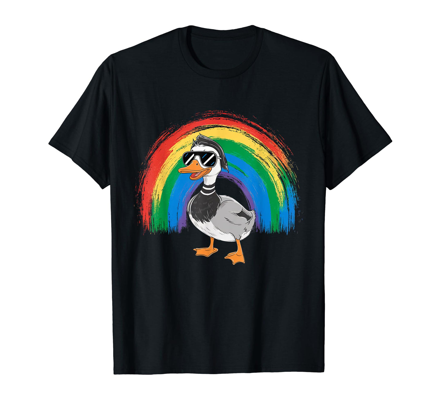 Rainbow Duck Sunglasses 2024 T-Shirt - Casual Everyday Wear Men Women - T-Shirt, Sweatshirt, Hoodie