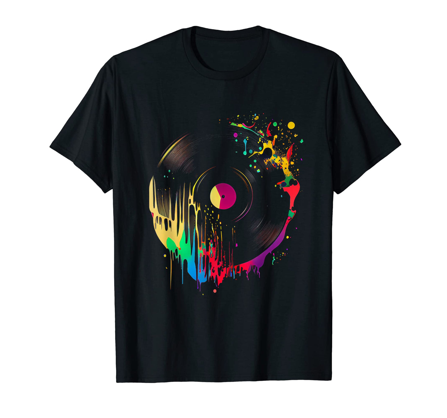 Vinyl 80S Record Turntable T-Shirt - Trendy Graphic for Adults - T-Shirt, Sweatshirt, Hoodie