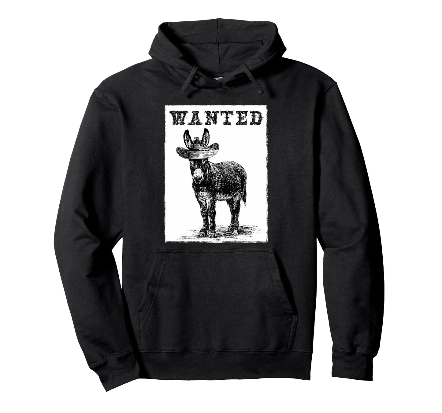 Donkey Cowboy Rodeo Cowgirl Western Hoodie - Novelty Apparel Men Women - T-Shirt, Sweatshirt, Hoodie