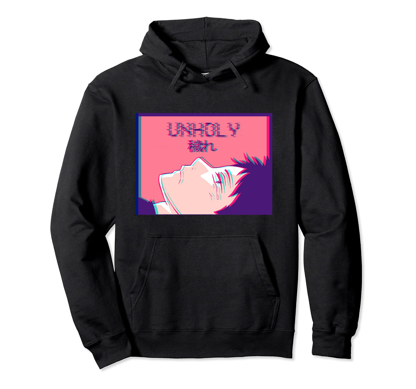 Sad Emo Anime Soft Eboy Vaporwave Hoodie - Fun Novelty Design Unisex - T-Shirt, Sweatshirt, Hoodie