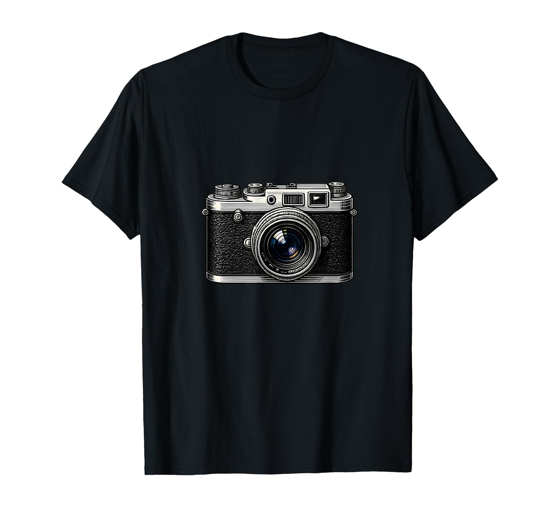 Rangefinder Camera Analog Film Art T-Shirt - Graphic Print Unisex - T-Shirt, Sweatshirt, Hoodie