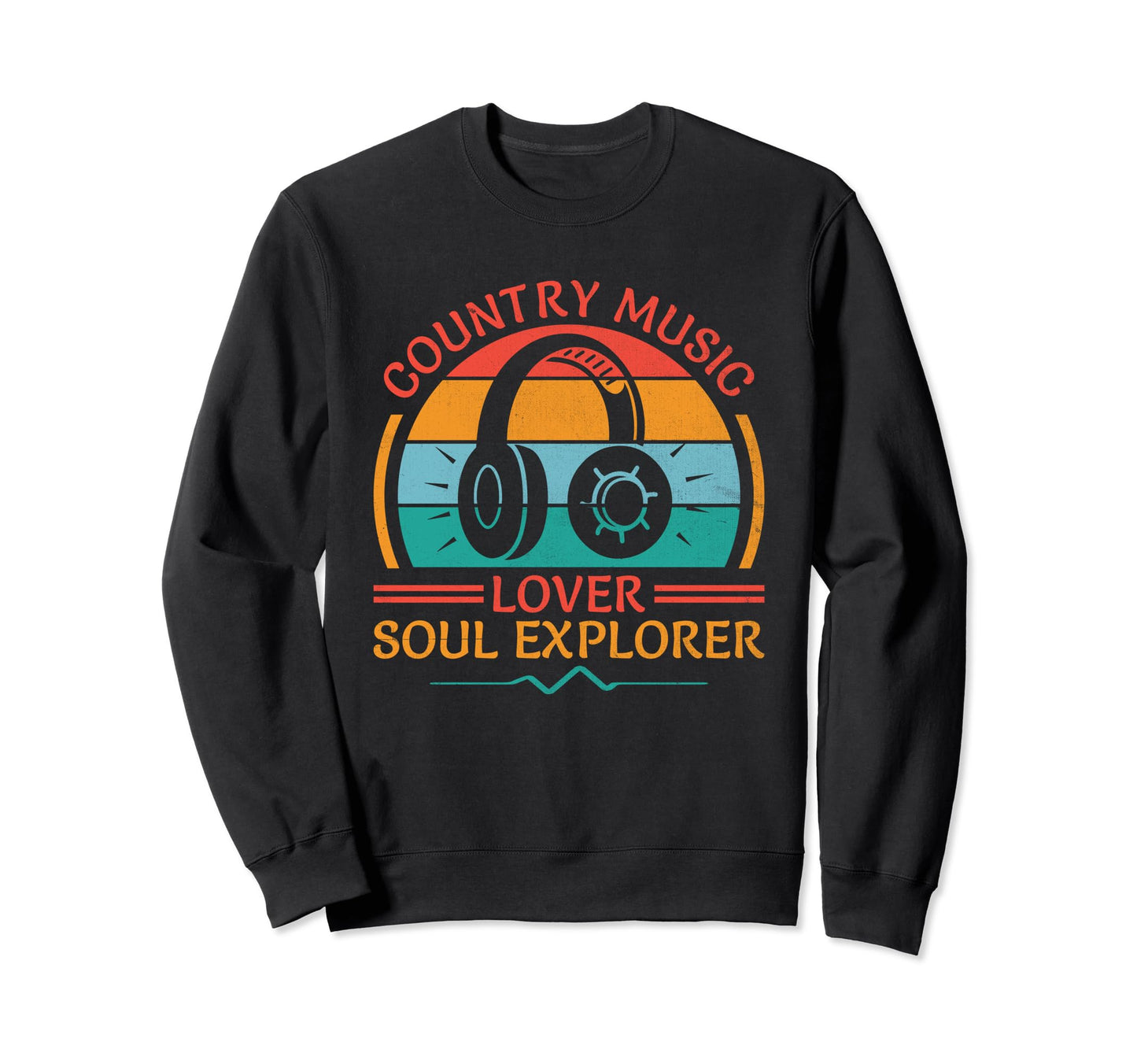 County Music Music Lover Western Sweatshirt - Custom Art Print for Adults - T-Shirt, Sweatshirt, Hoodie