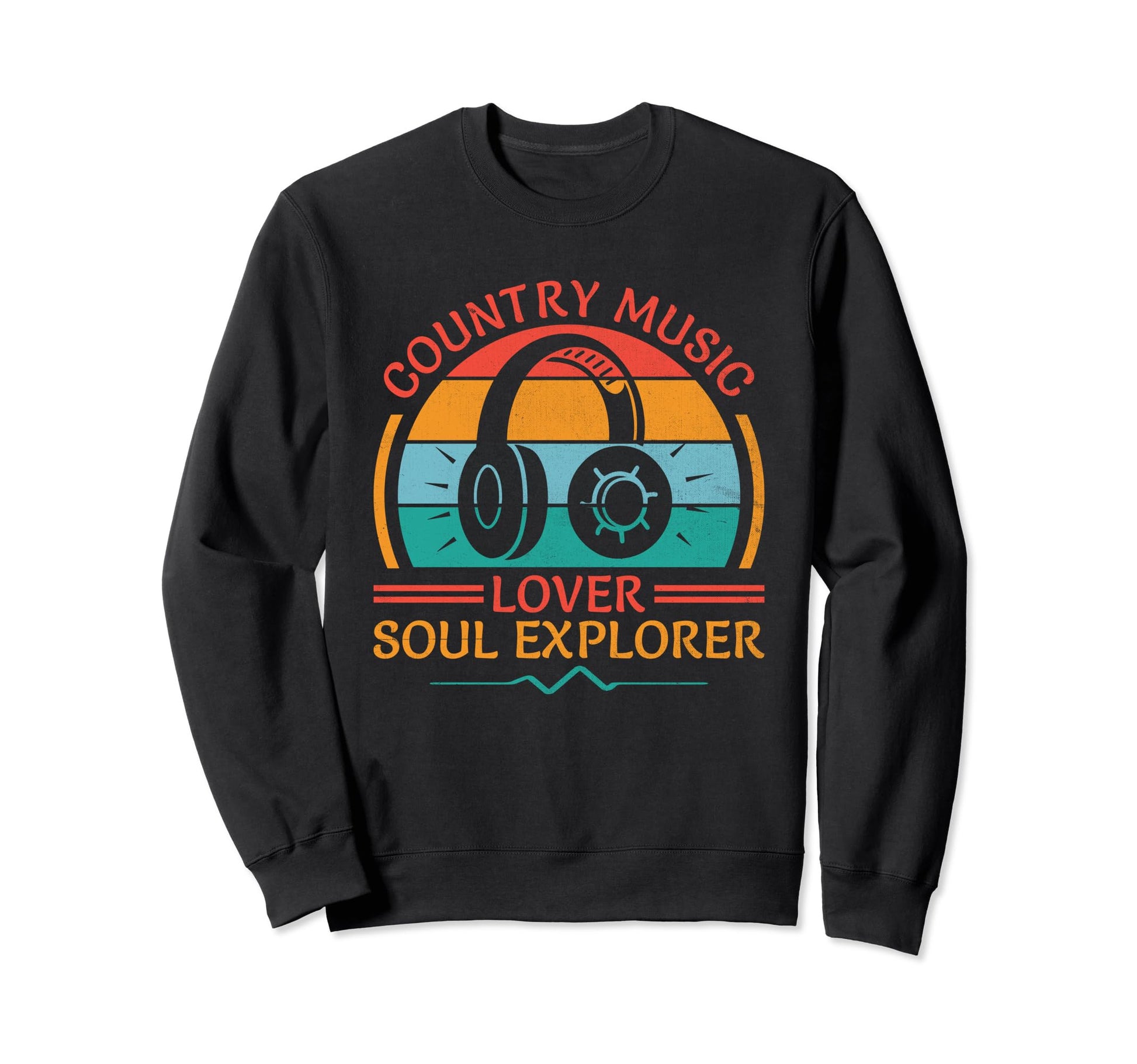 County Music Music Lover Western Sweatshirt - Custom Art Print for Adults - T-Shirt, Sweatshirt, Hoodie