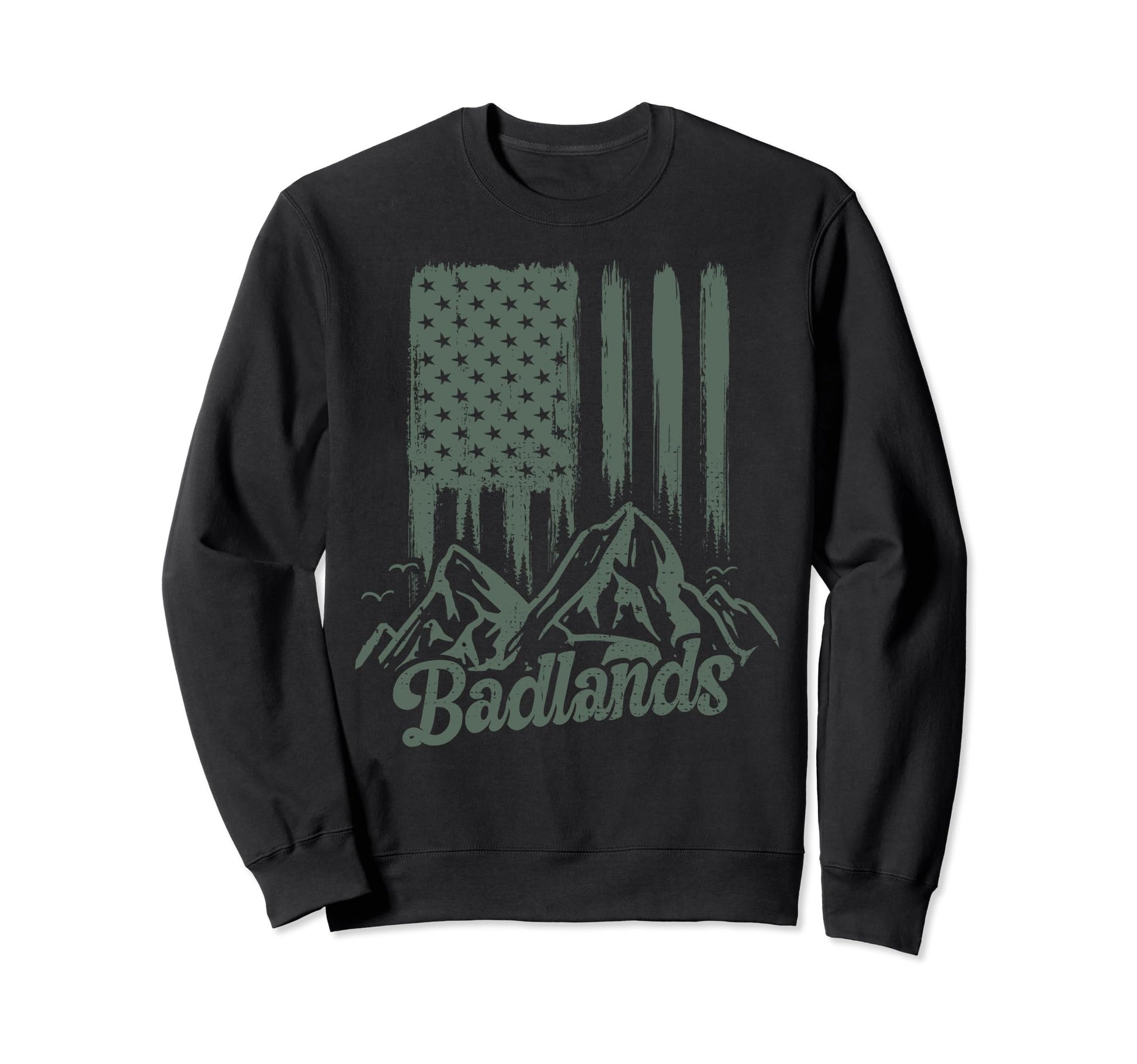 Badlands National Park Us Sweatshirt - Aesthetic Graphic for Adults - T-Shirt, Sweatshirt, Hoodie
