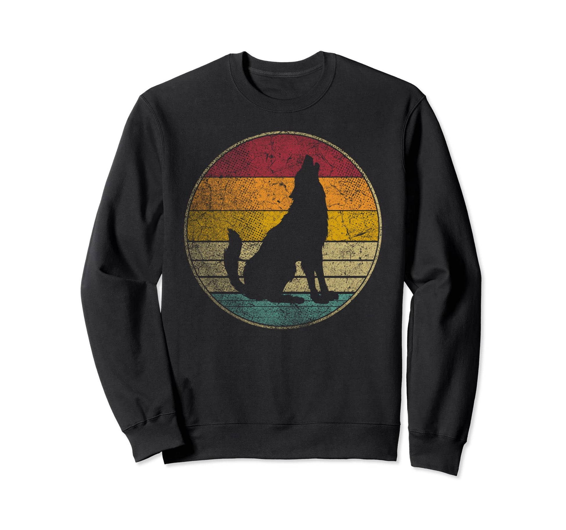 Wolf Wolves Hiking Mountain National Sweatshirt - Aesthetic Graphic Unisex - T-Shirt, Sweatshirt, Hoodie