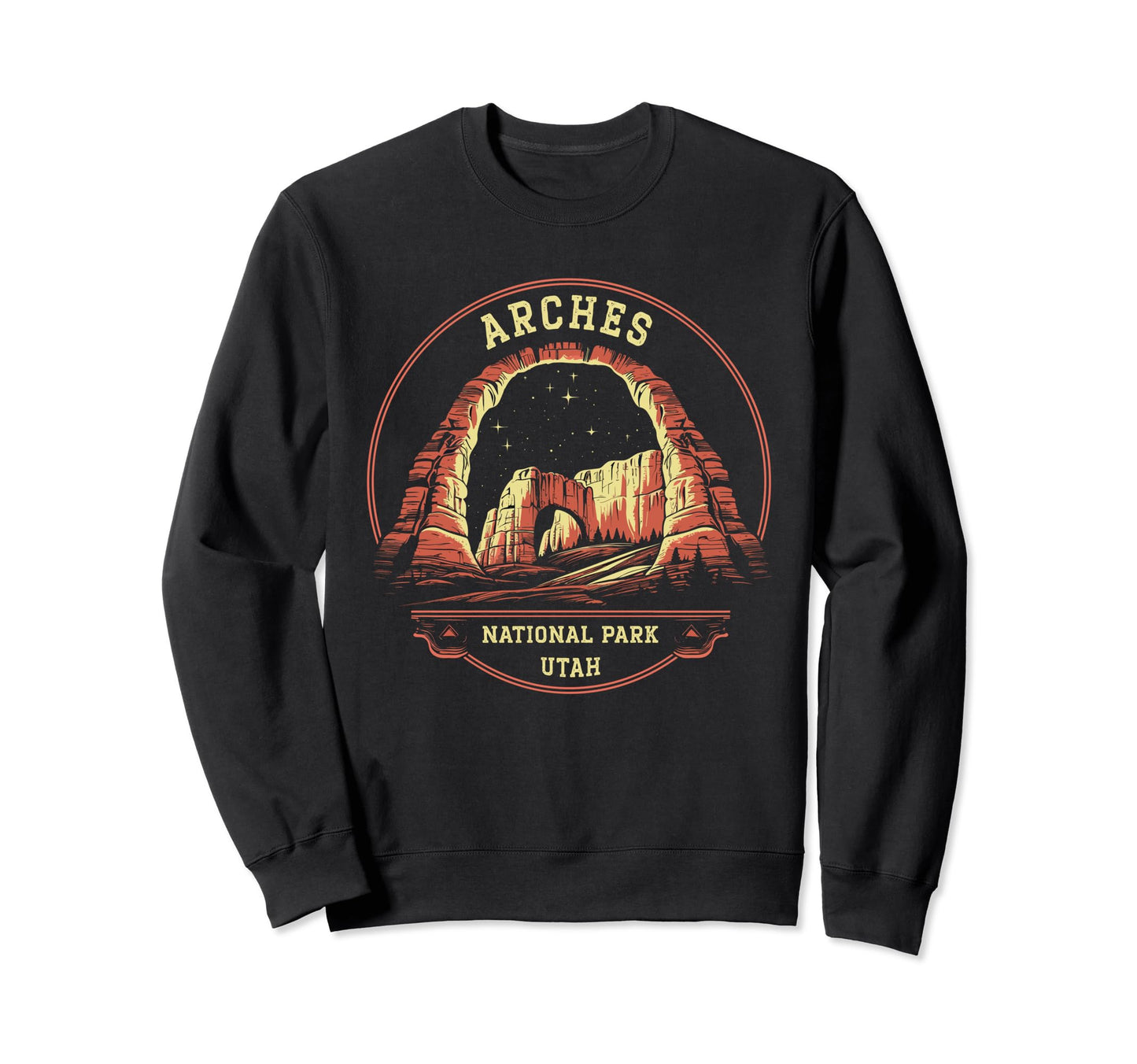 Moab Utah Arches National Park Sweatshirt - Custom Art Print for Adults - T-Shirt, Sweatshirt, Hoodie